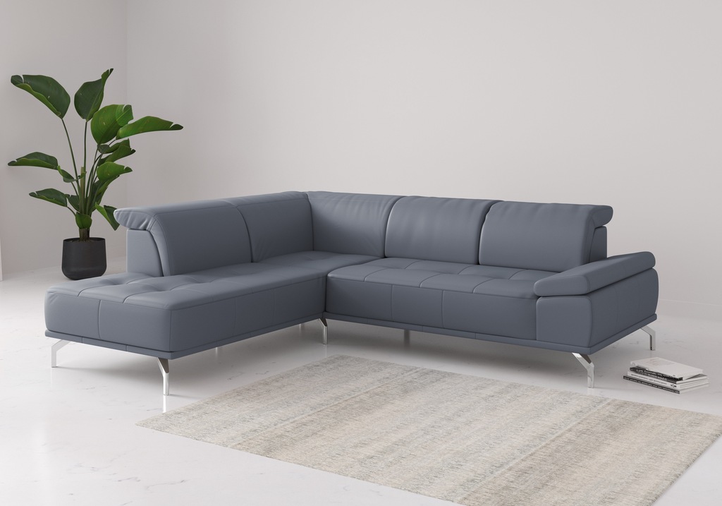Places of Style Ecksofa "Caluna", Inkl.Sitztiefenverstellung, wahlweise mit günstig online kaufen