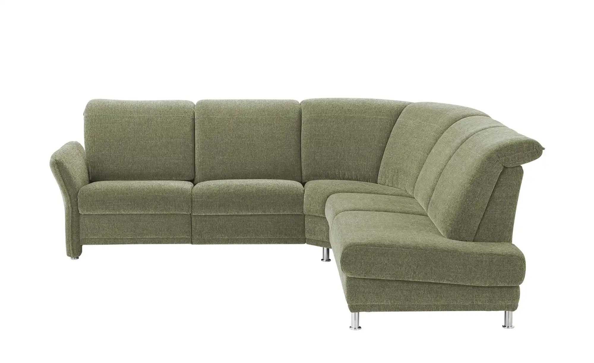 Polstermöbel Oelsa Ecksofa  Messina ¦ grün ¦ Maße (cm): B: 267 H: 92 T: 277 günstig online kaufen