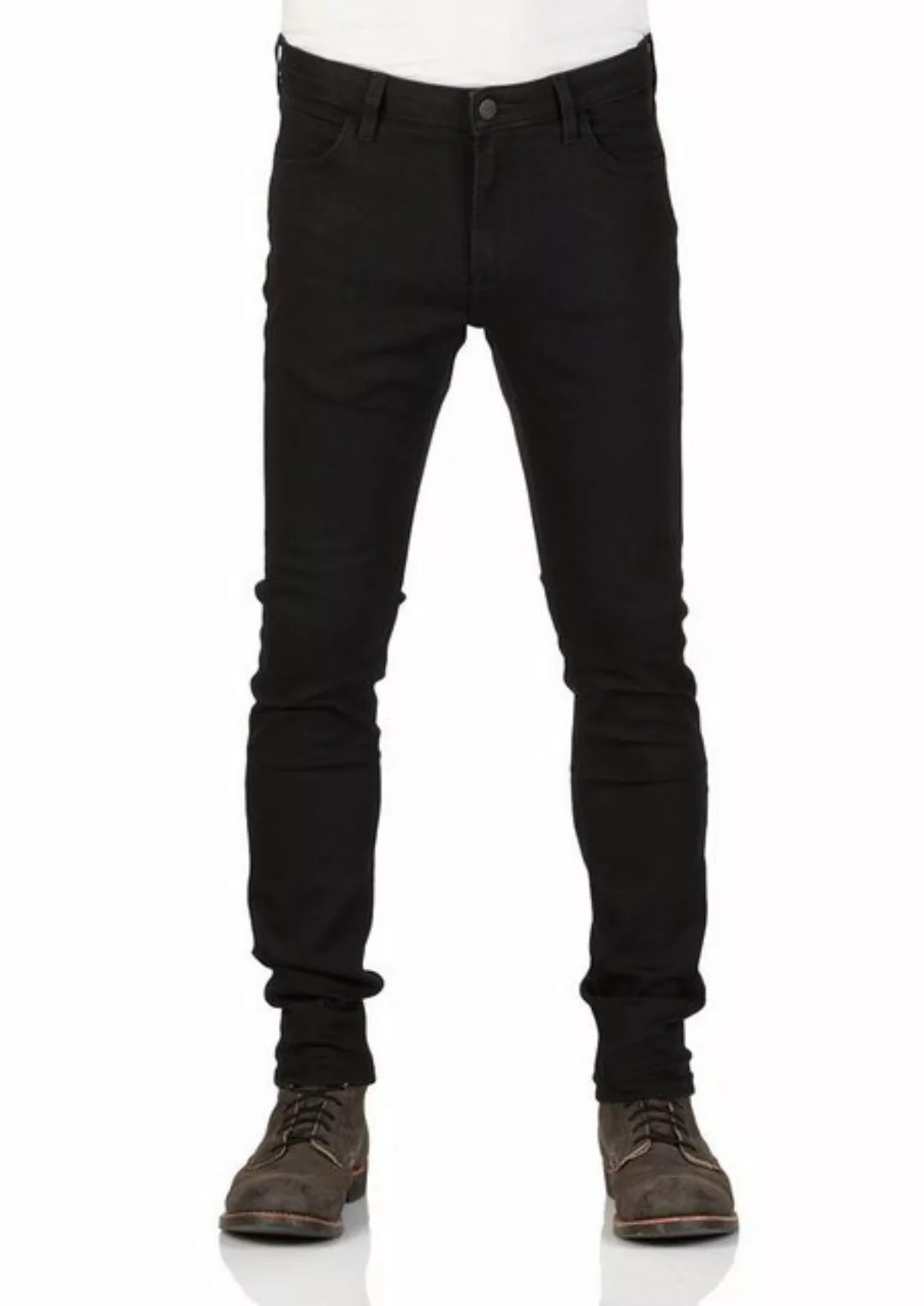 Lee Herren Jeans Malone Skinny Fit - Schwarz - Black Rinse günstig online kaufen