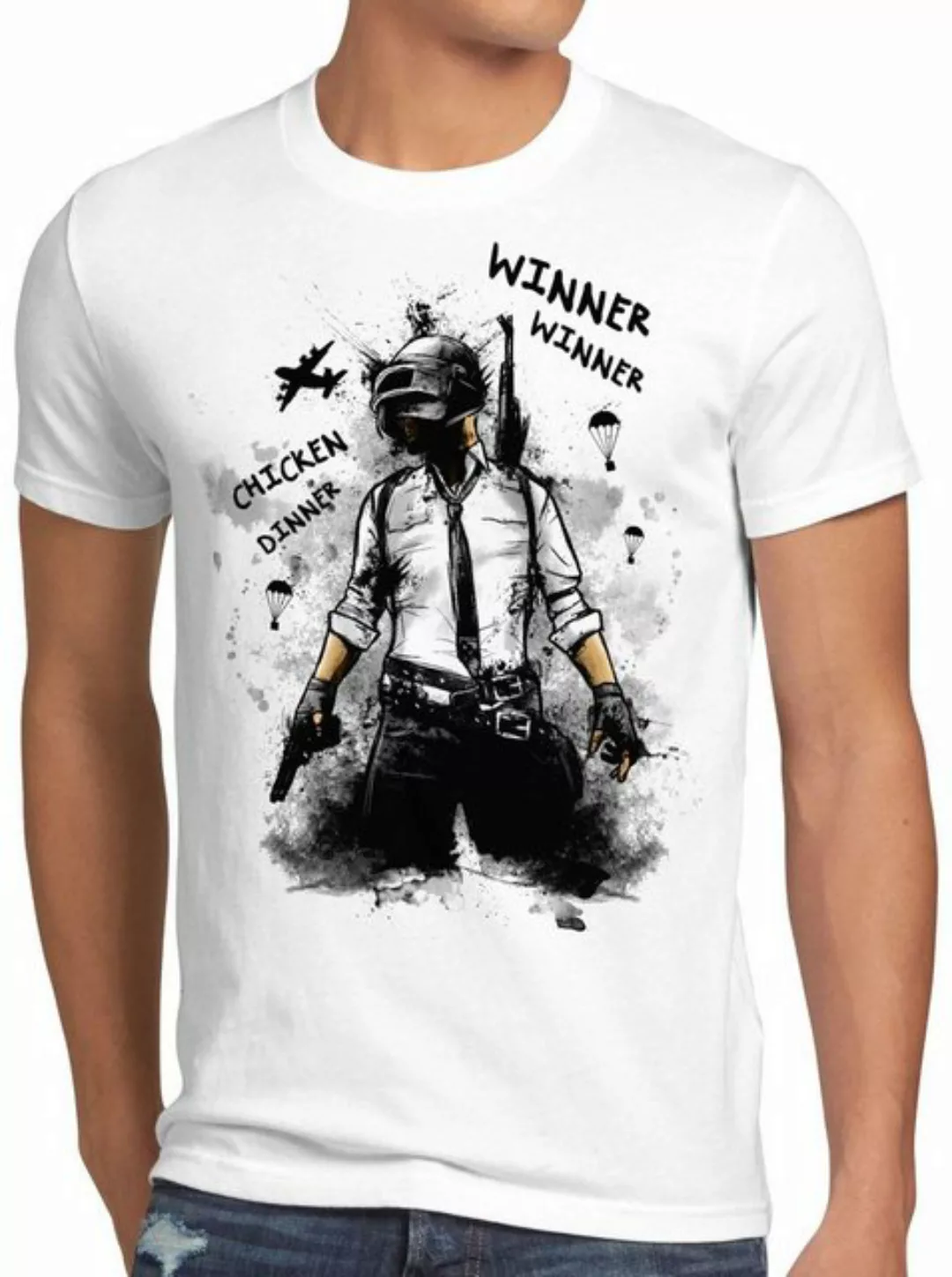 style3 Print-Shirt Herren T-Shirt Winner Gefecht battle royale pvp multipla günstig online kaufen