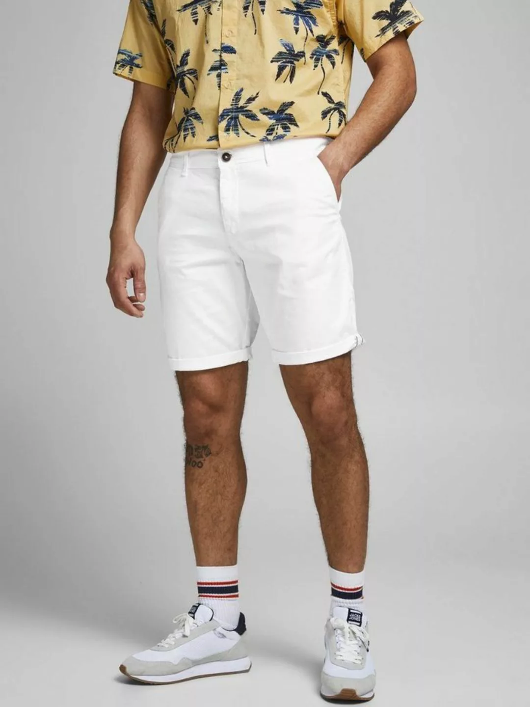 Jack & Jones Chinoshorts JPSTBOWIE JJSHORTS S mit Aufschlag günstig online kaufen