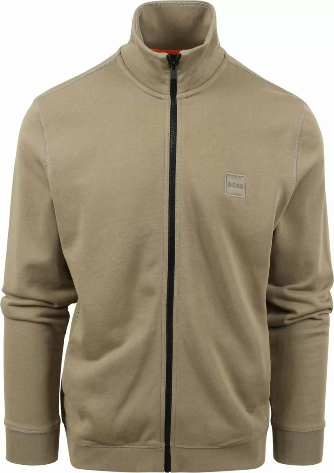 BOSS Zestart Strickjacke Khaki - Größe XXL günstig online kaufen