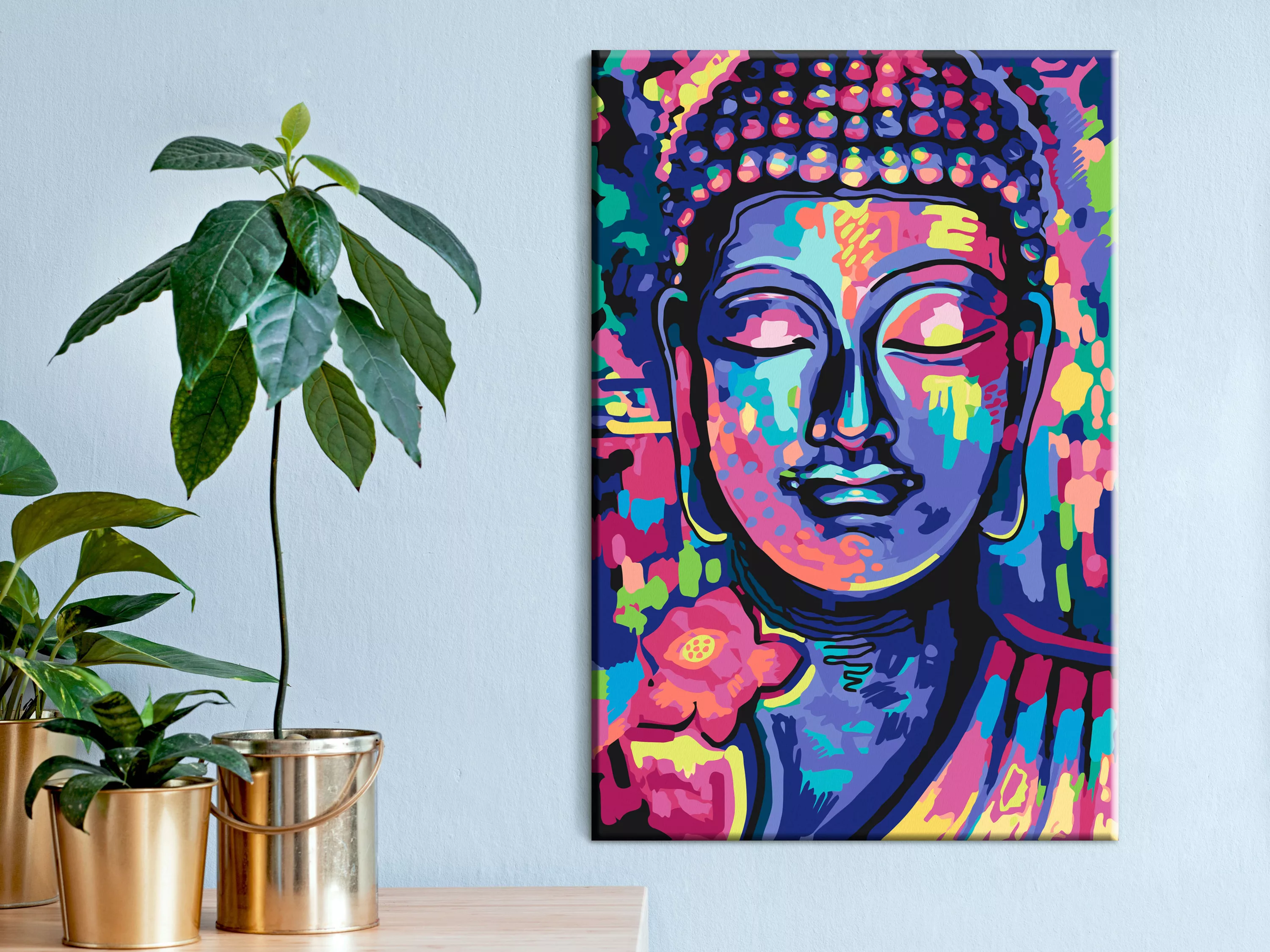 Malen Nach Zahlen - Buddha's Crazy Colors günstig online kaufen