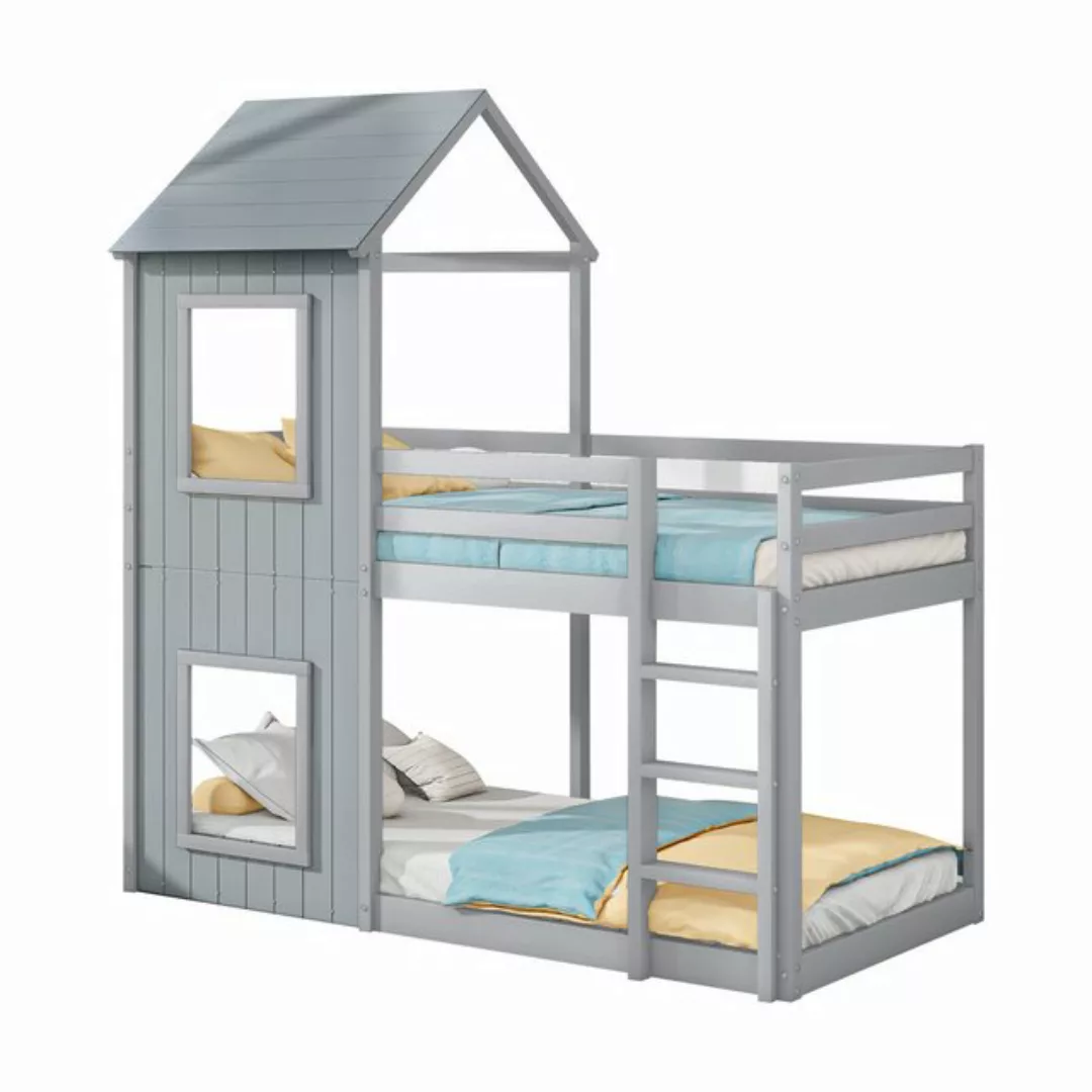 HAUSS SPOLE Kinderbett Etagenbett Holzbett Kinderbett Einzelbett Hausbett ( günstig online kaufen