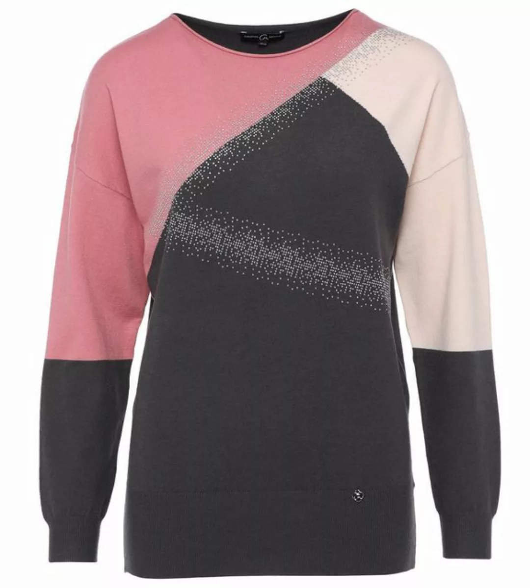 Christian Materne Langarmshirt Longsleeve figurumspielend mit Colorblocking günstig online kaufen