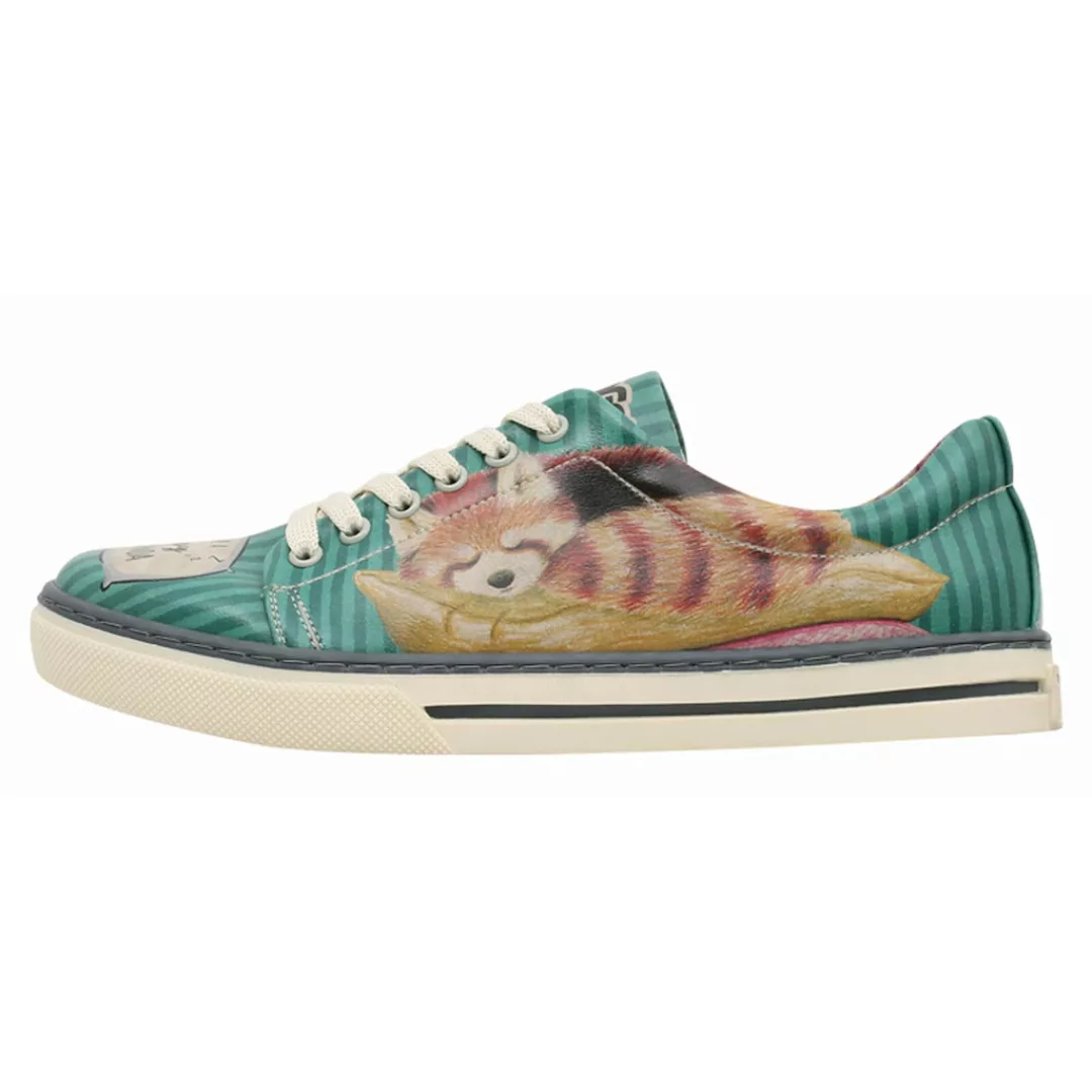 DOGO Sneaker "Damen Sneaker You Are A Sleepy Red Panda Vegan Damen Sneaker günstig online kaufen