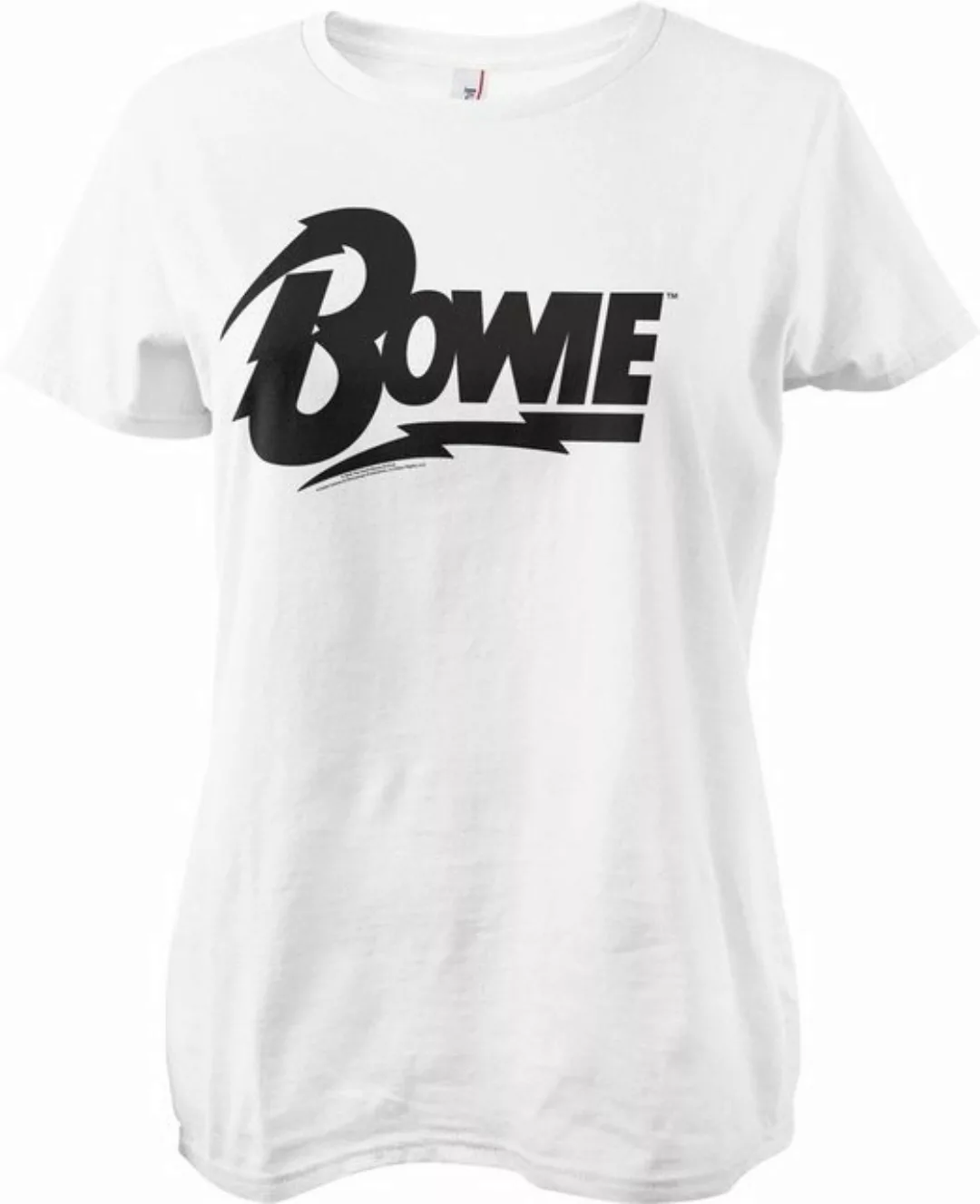 David Bowie T-Shirt Logo Girly Tee günstig online kaufen