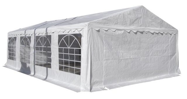 ebuy24 Relaxliege, Gartenliege Jones Pavillon, Partyzelt 5x8 M, weiss. günstig online kaufen