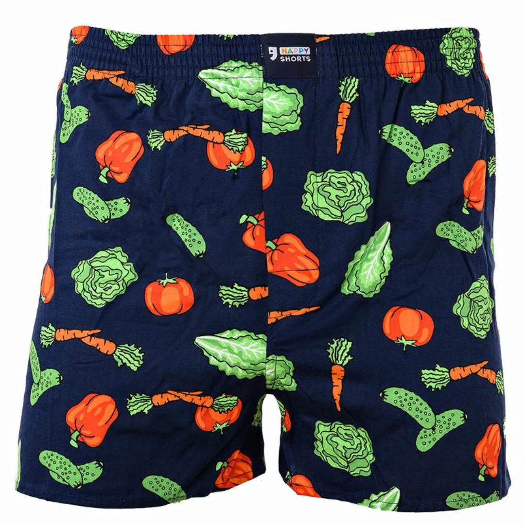 Happy Shorts Herren Web-Boxershorts - American Boxershorts Gemüse XL günstig online kaufen