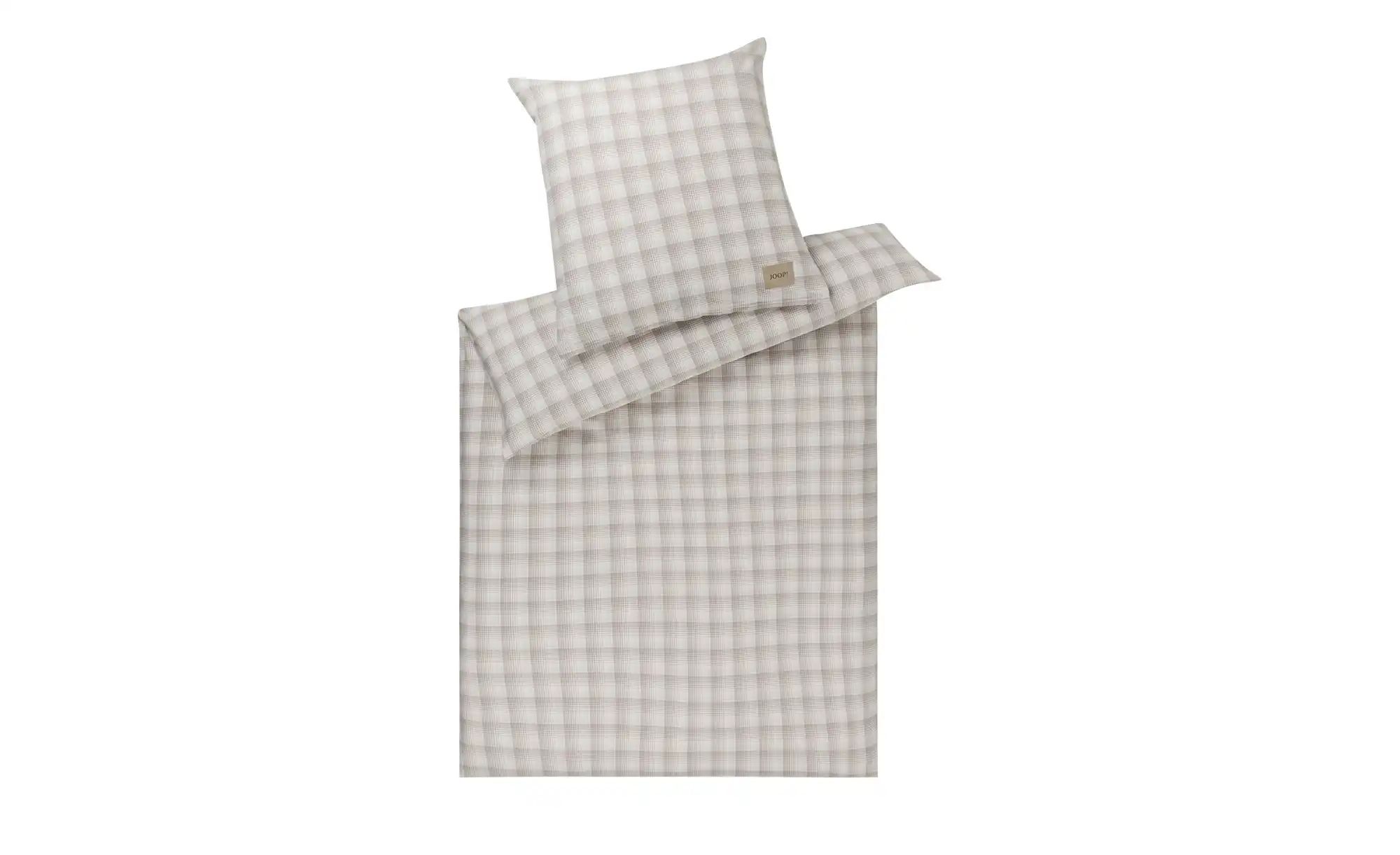 JOOP! Soft-Flanell-Bettwäsche  Soft Checks ¦ creme ¦ Maße (cm): B: 135 Bett günstig online kaufen