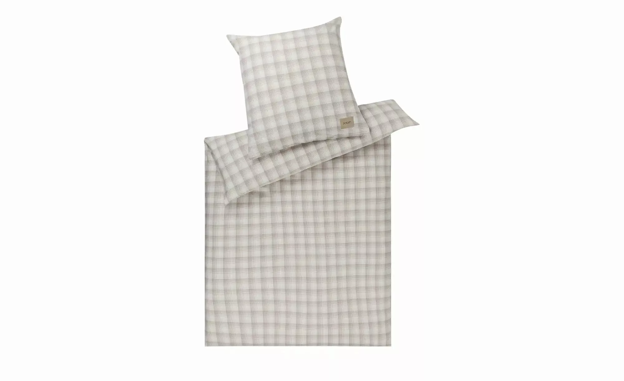 JOOP! Soft-Flanell-Bettwäsche  Soft Checks ¦ creme ¦ Maße (cm): B: 135 Bett günstig online kaufen