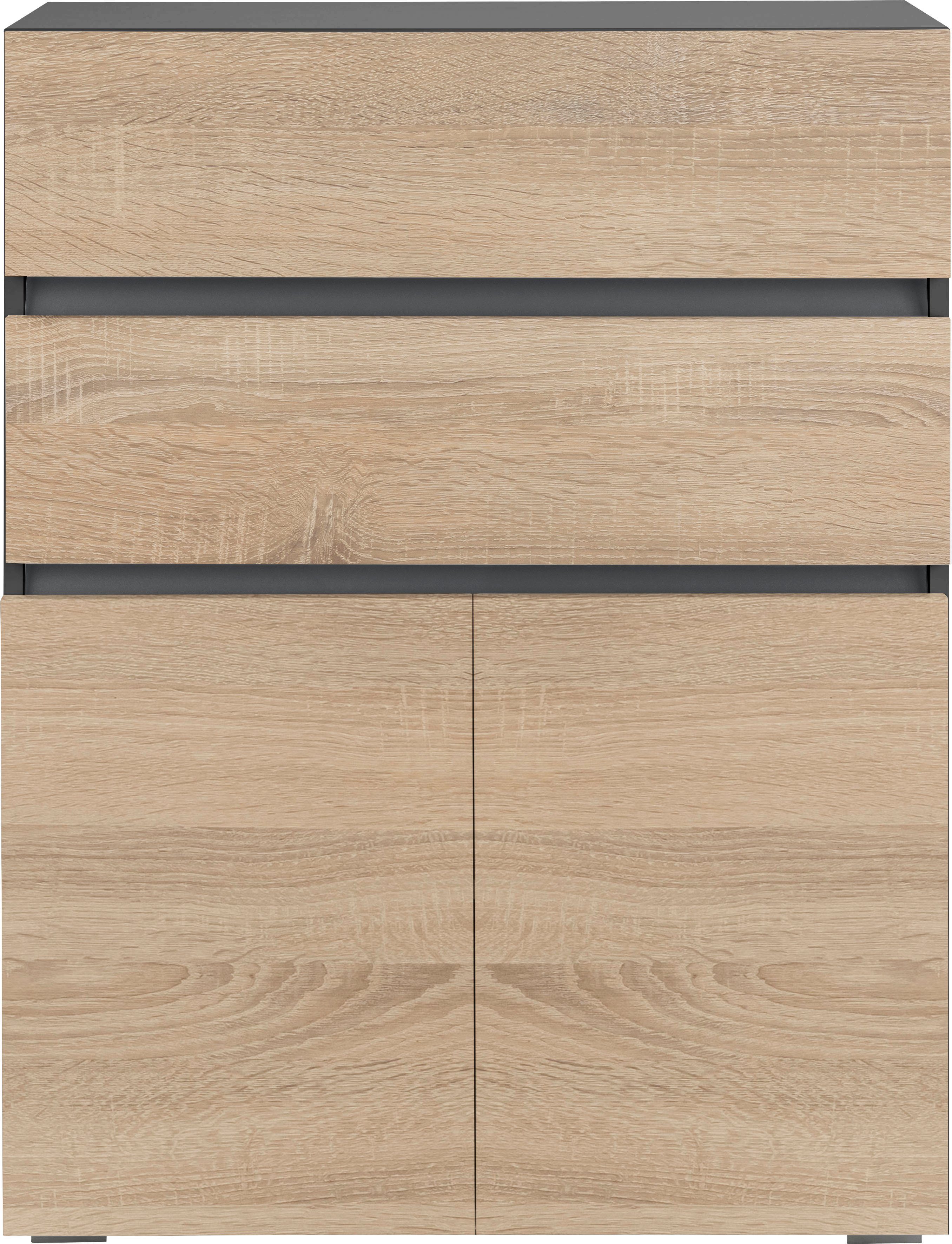 Home affaire Midischrank "Wisla", Höhe 98 cm, mit Türen & Schubkasten günstig online kaufen