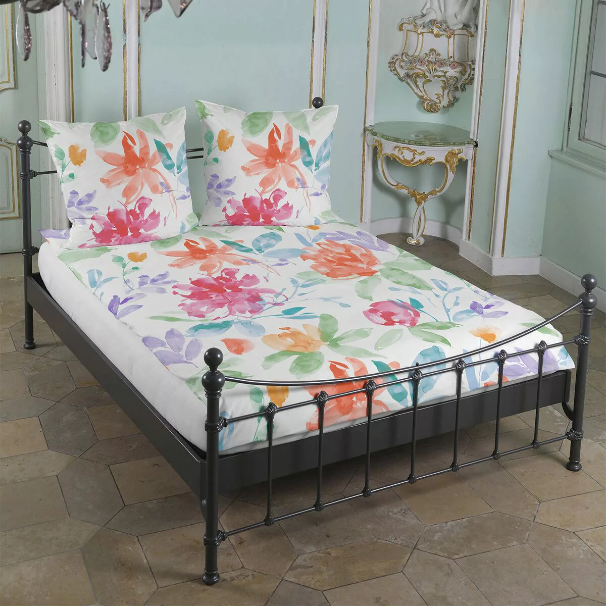 TRAUMSCHLAF Bettwäsche Florina Frühling Blumen, Mako günstig online kaufen