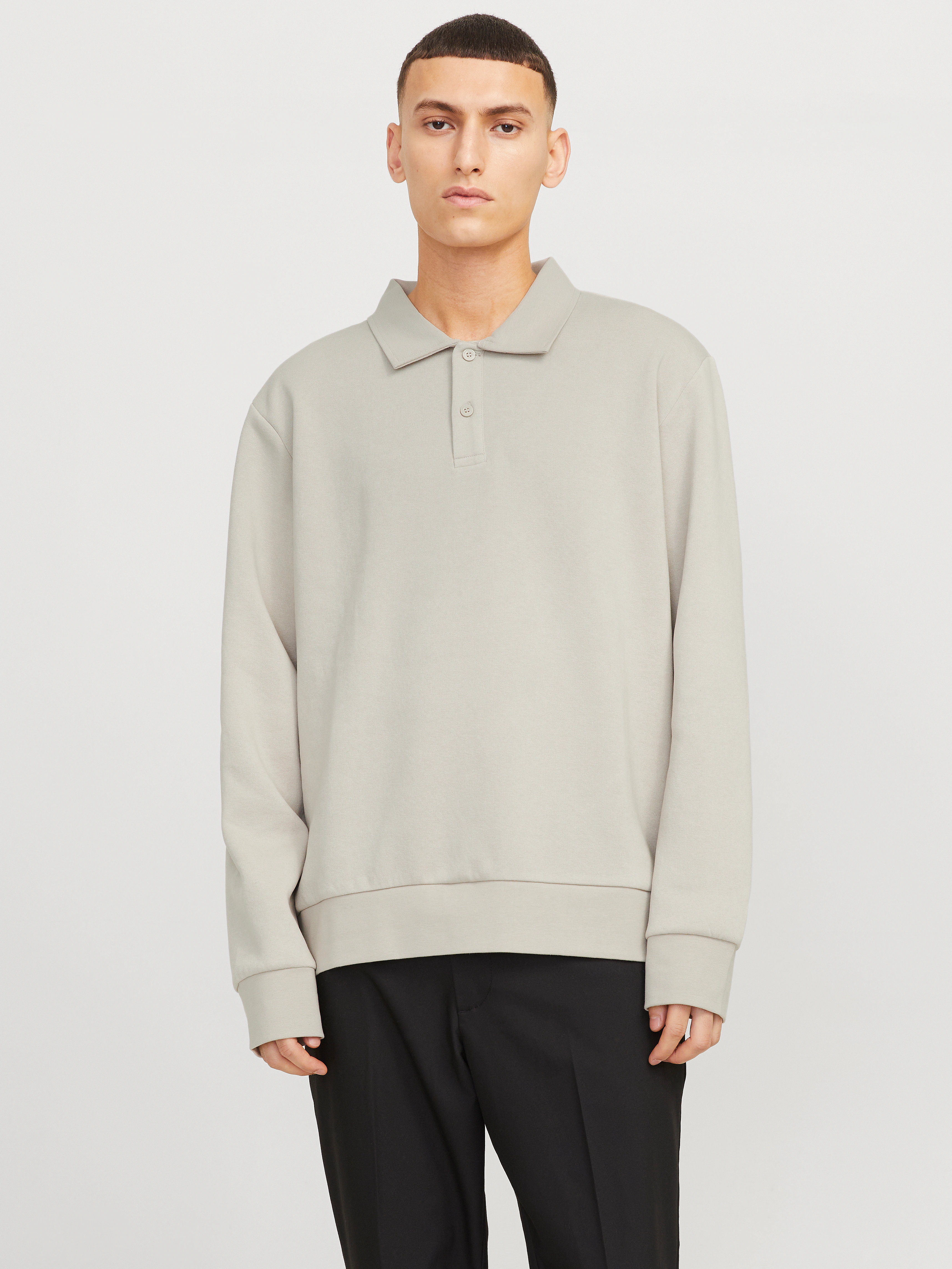 Jack & Jones Sweatshirt "JJEBRADLEY SWEAT POLO NOOS" günstig online kaufen