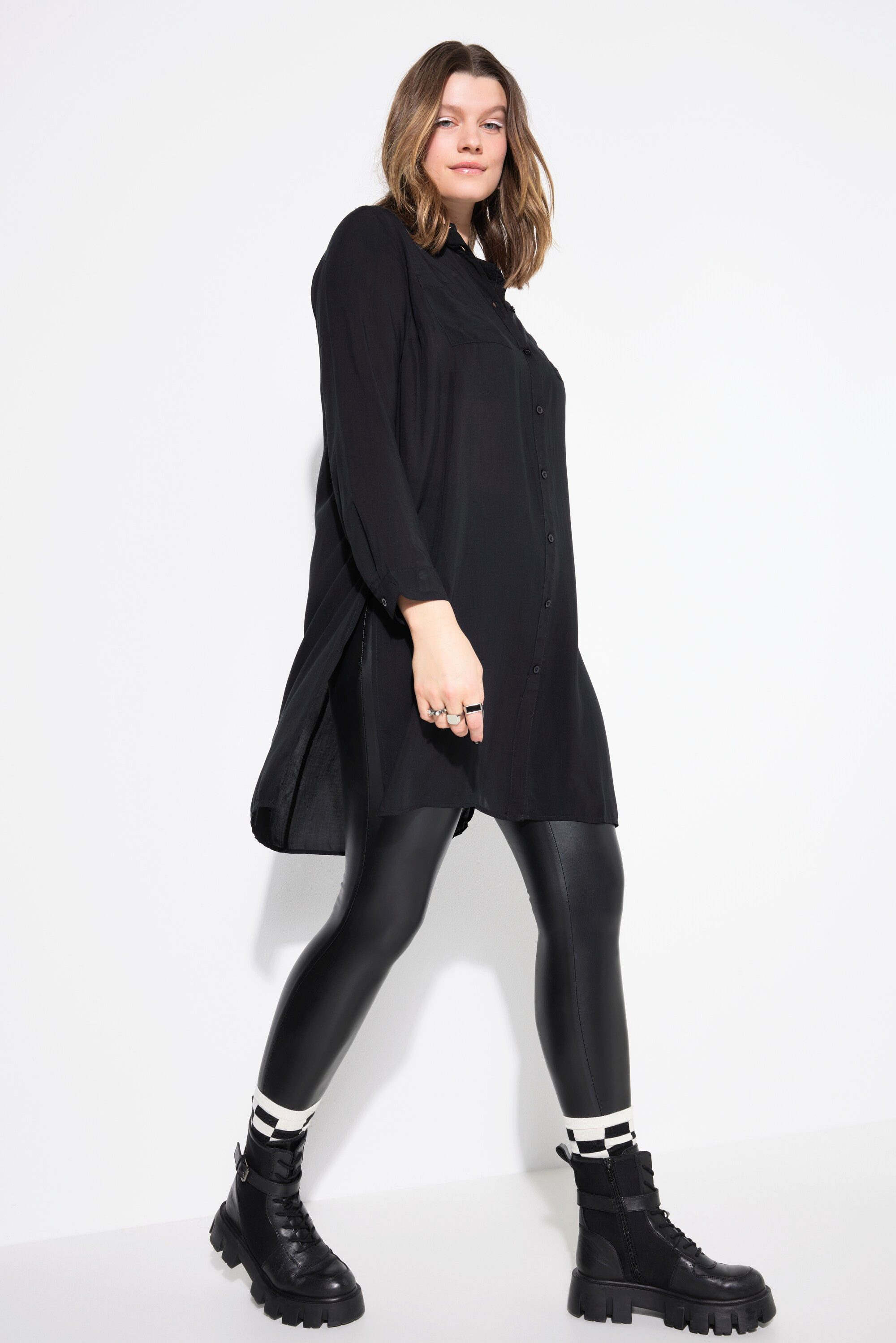 Studio Untold Longbluse Long-Hemdbluse Boxy Fit günstig online kaufen