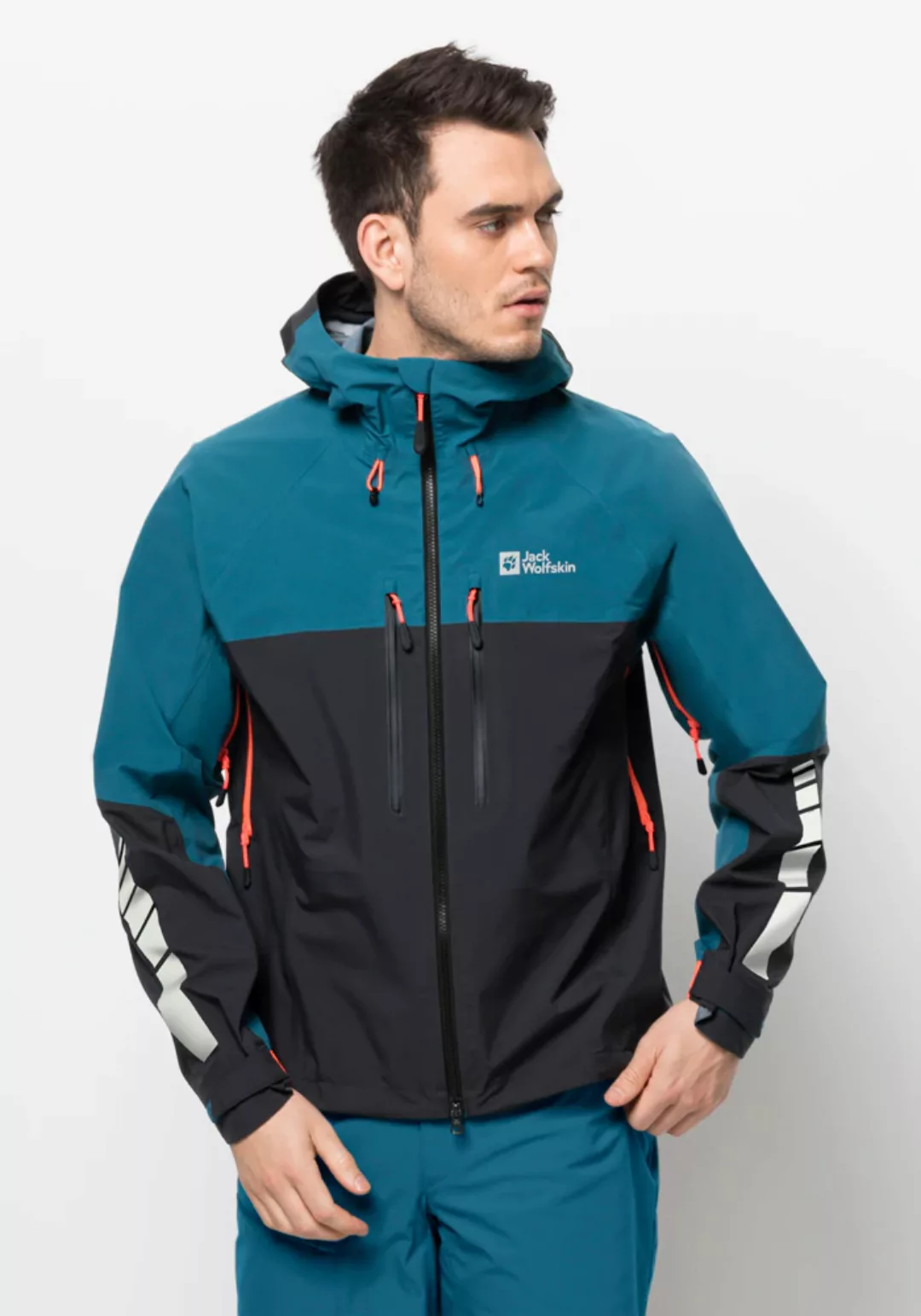 Jack Wolfskin Fahrradjacke "MOROBBIA 3L JKT M", mit Kapuze günstig online kaufen