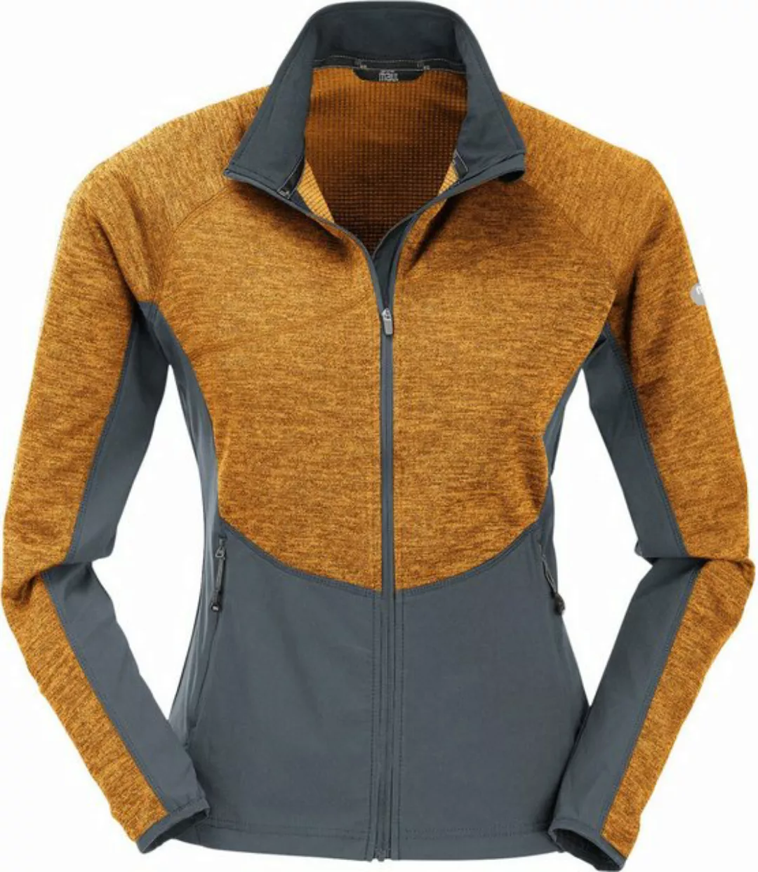 Maul Fleecejacke Damen Fleecejacke Montalin 3XT - golden yellow/grey günstig online kaufen