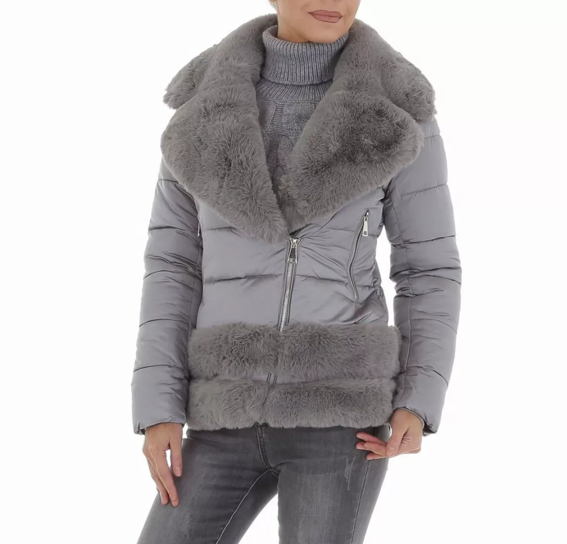 Ital-Design Winterjacke Damen Freizeit Dekofell Gefüttert Winterjacke in Gr günstig online kaufen