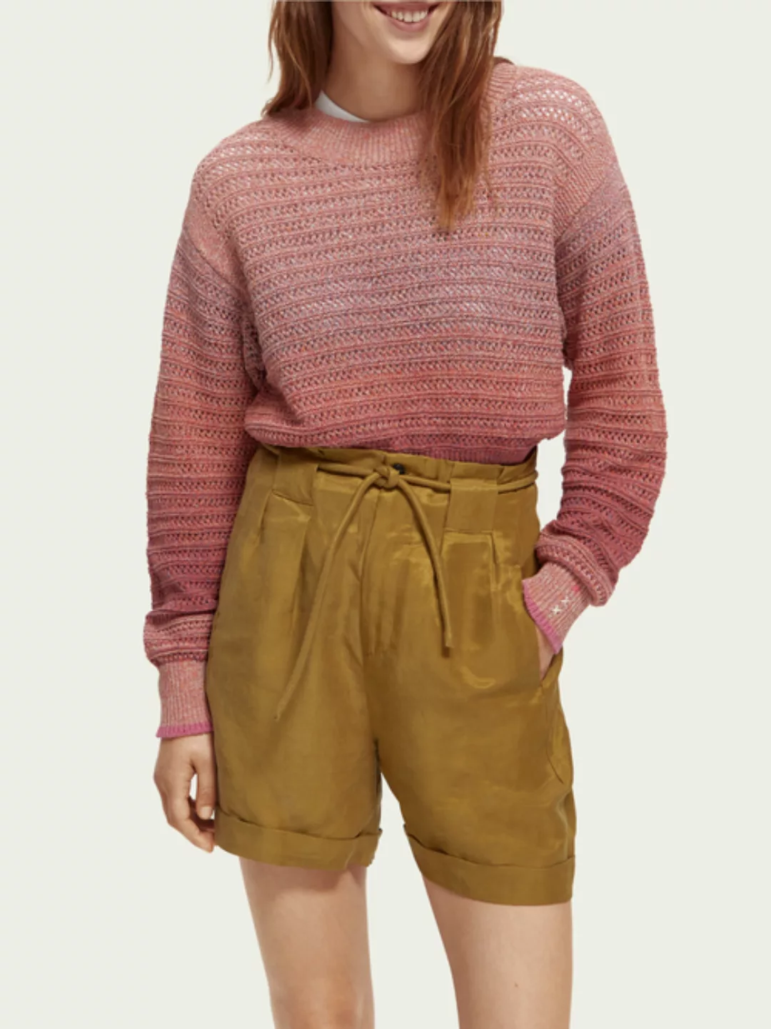 Scotch & Soda Pullover aus Pointelle-Strick günstig online kaufen