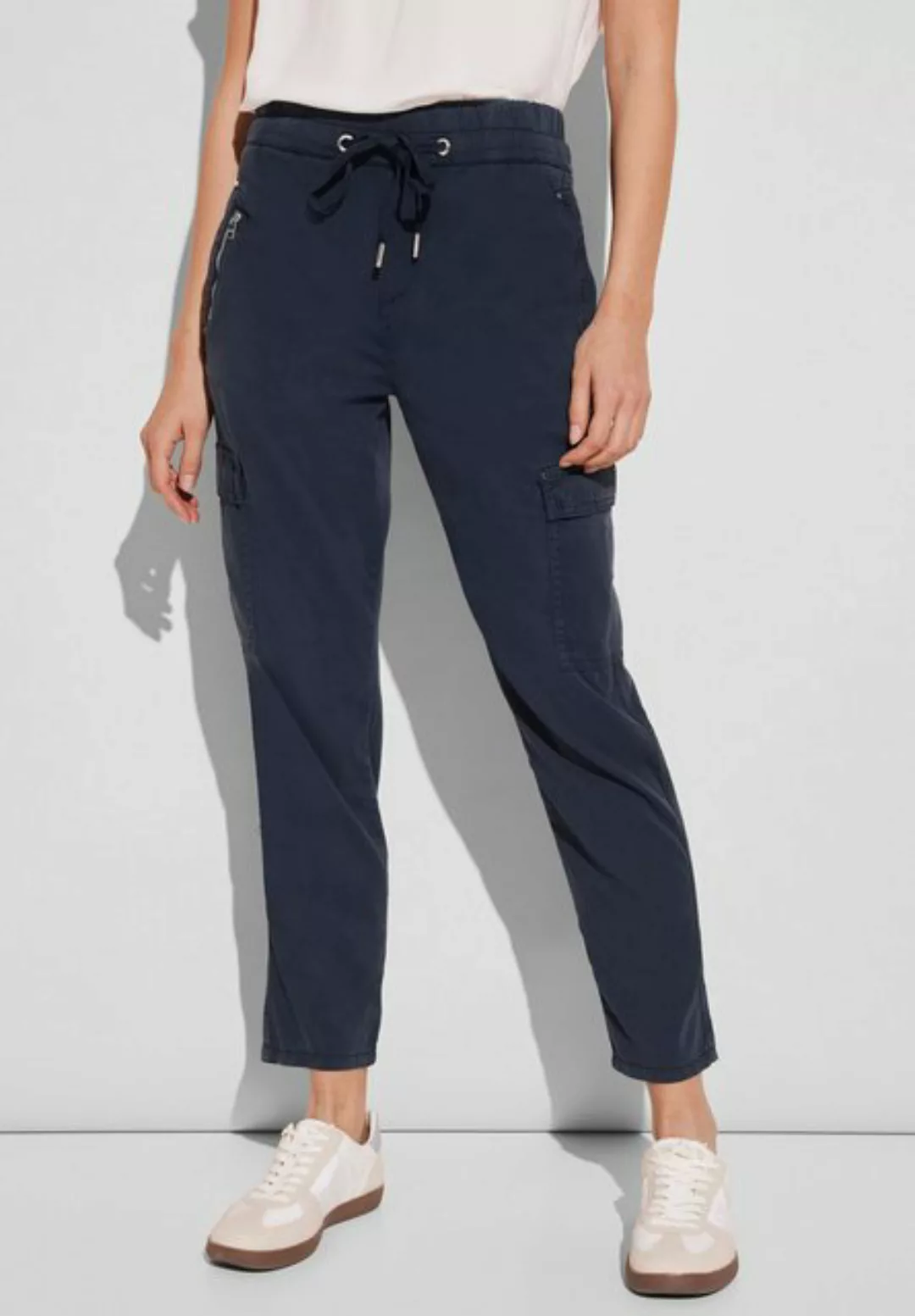 STREET ONE Cargohose Middle Waist günstig online kaufen