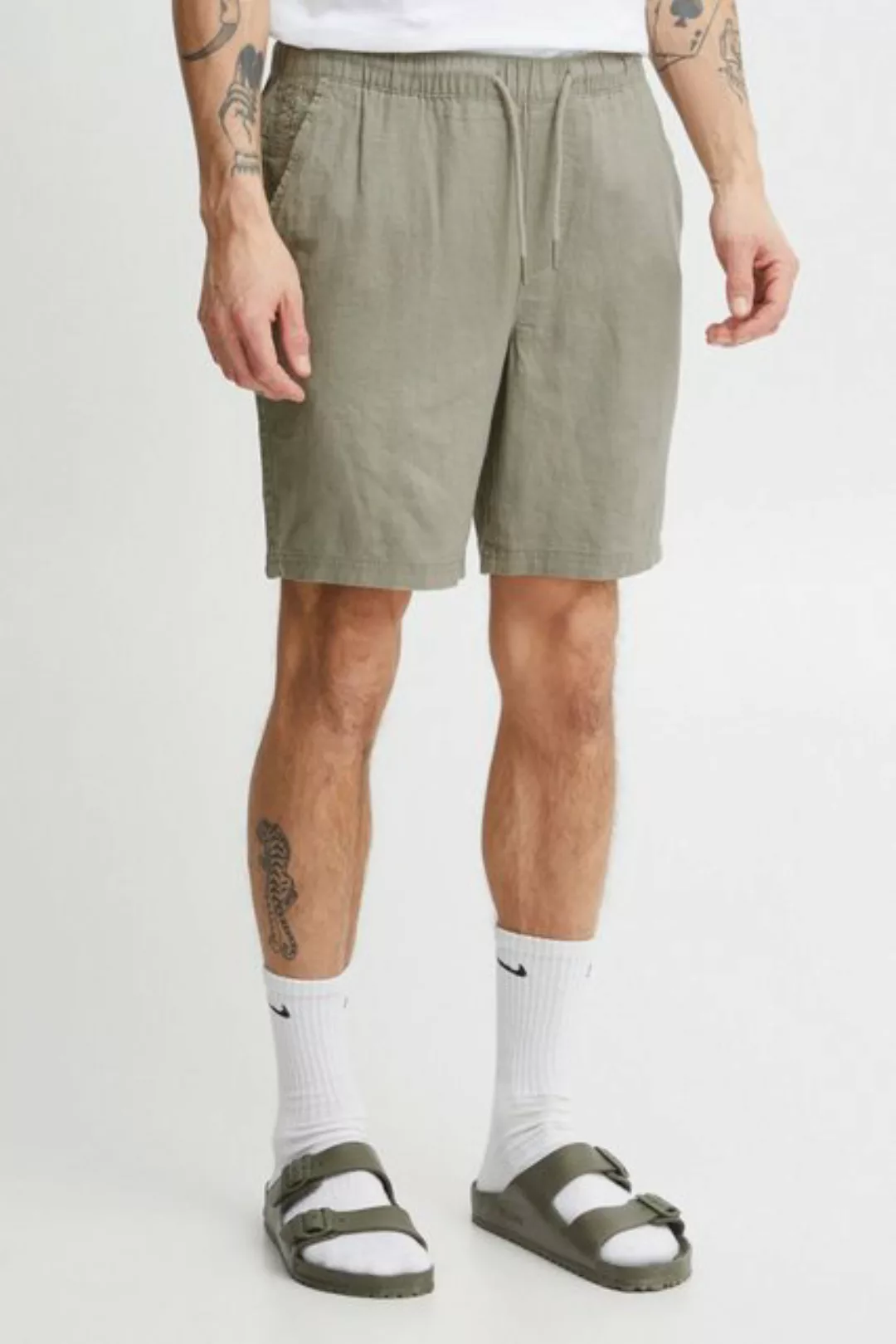 !Solid Shorts SDAurelius Elasticated - 21107638 kurze Hose aus Leinenmix günstig online kaufen