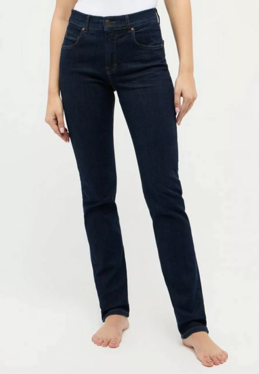 ANGELS Slim-fit-Jeans - Bequeme Stretch-Jeans mit Used-Look & geradem Bein günstig online kaufen