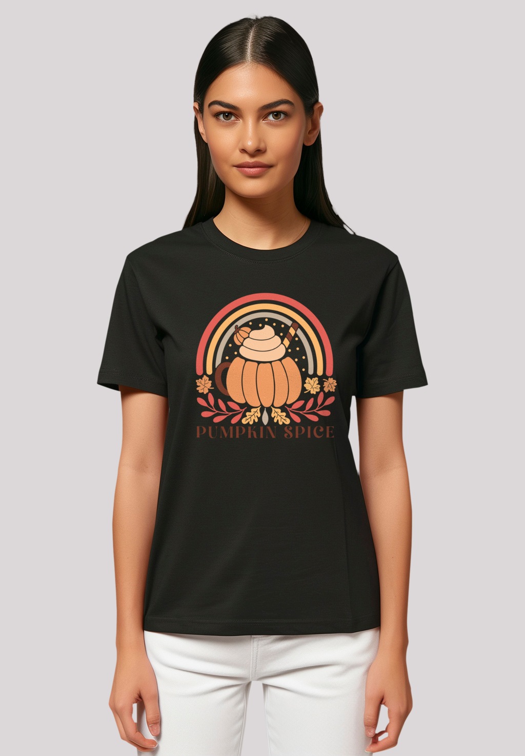 F4NT4STIC T-Shirt "Pumpkin spice lattes", Premium Qualität günstig online kaufen