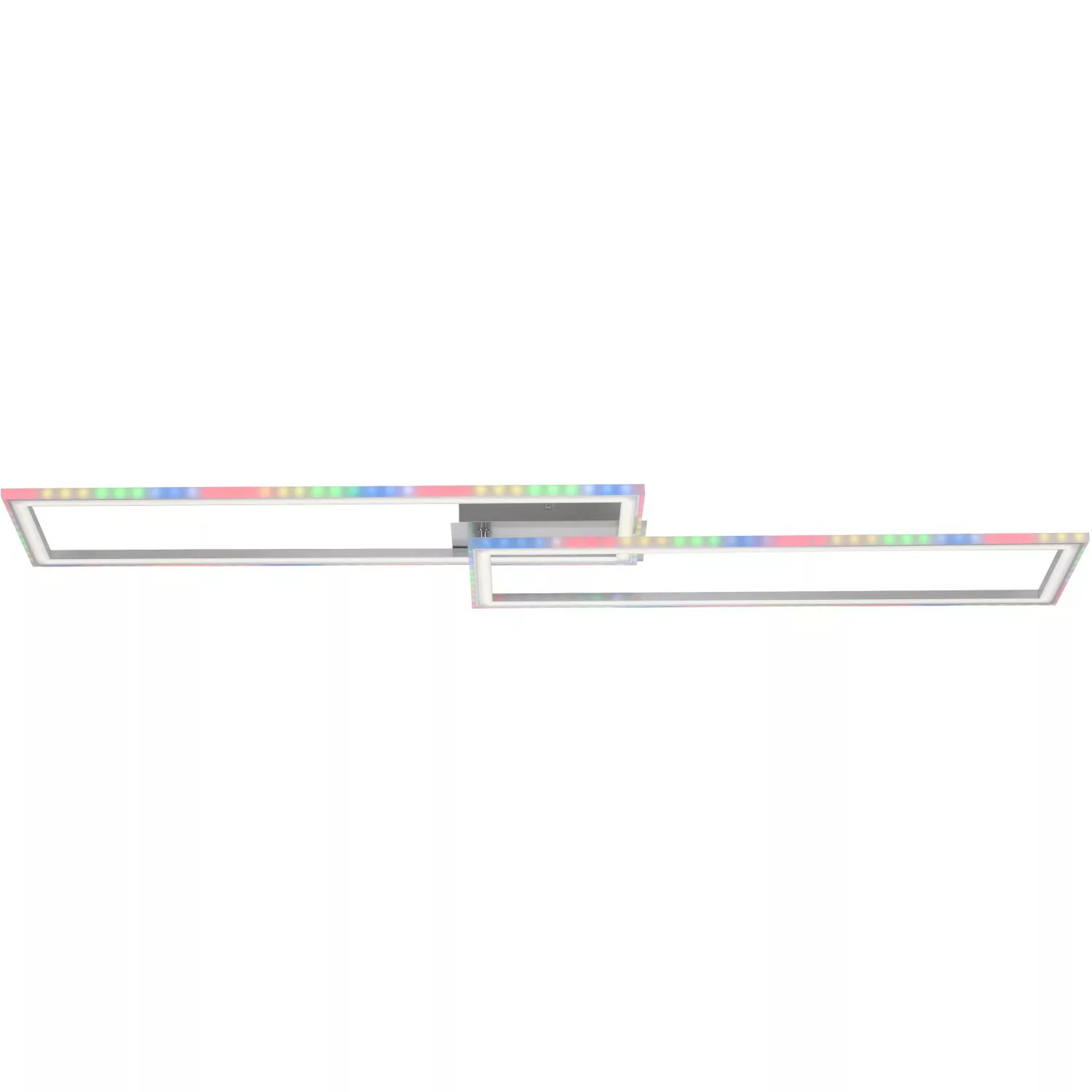 Just Light. LED-Deckenleuchte Felix 60 Stahl 121 cm x 72 cm günstig online kaufen