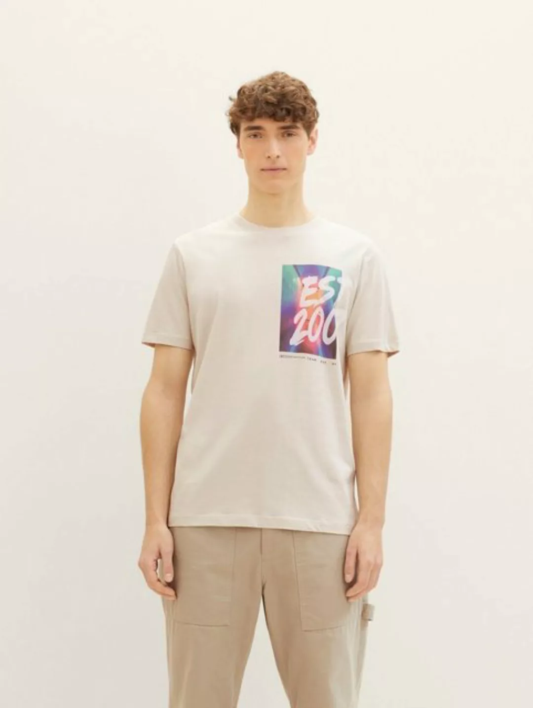 TOM TAILOR Denim T-Shirt T-Shirt mit Bio-Baumwolle günstig online kaufen