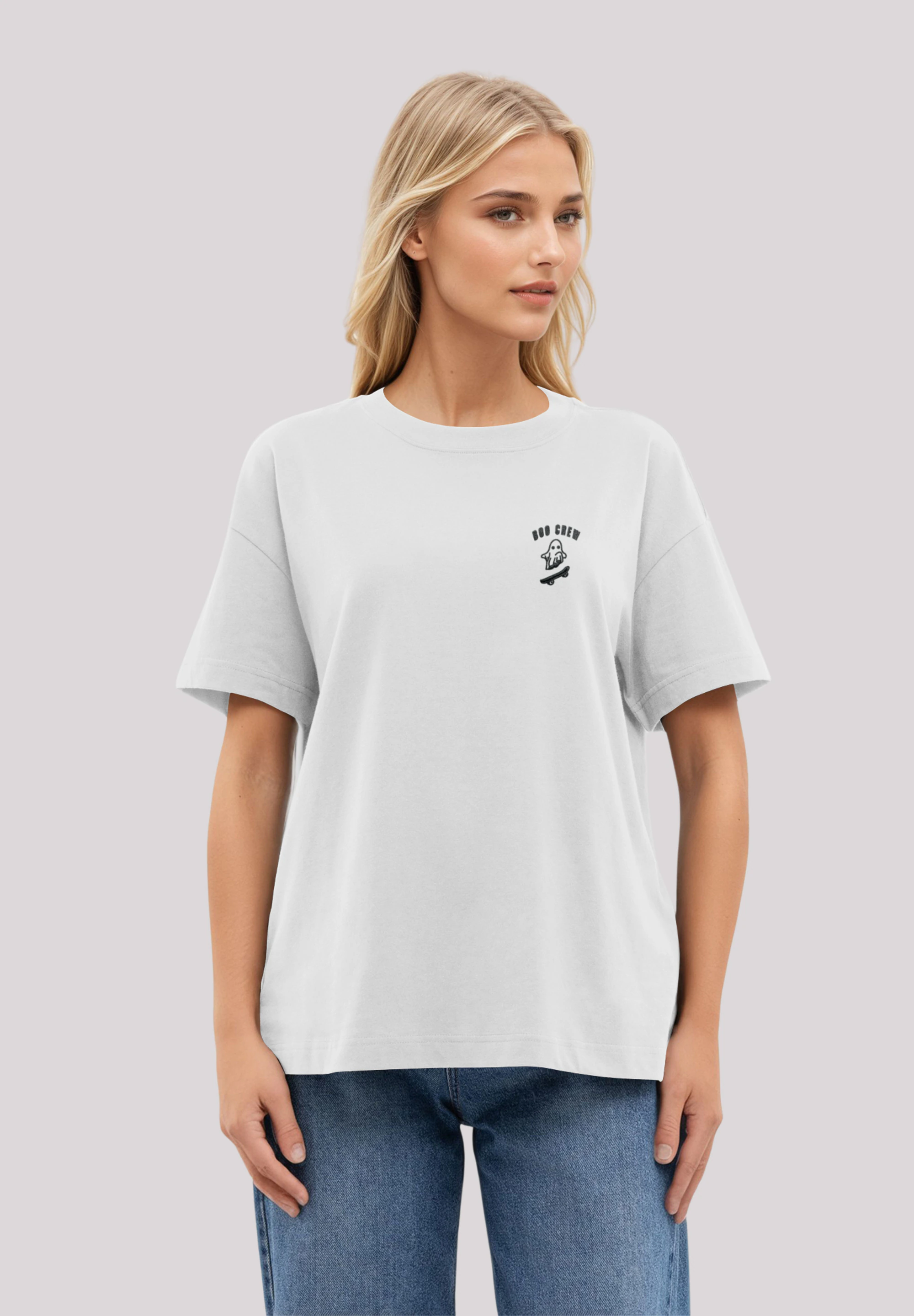 F4NT4STIC T-Shirt "Halloween Boo Crew Ghost Bestickt", Premium Qualität günstig online kaufen
