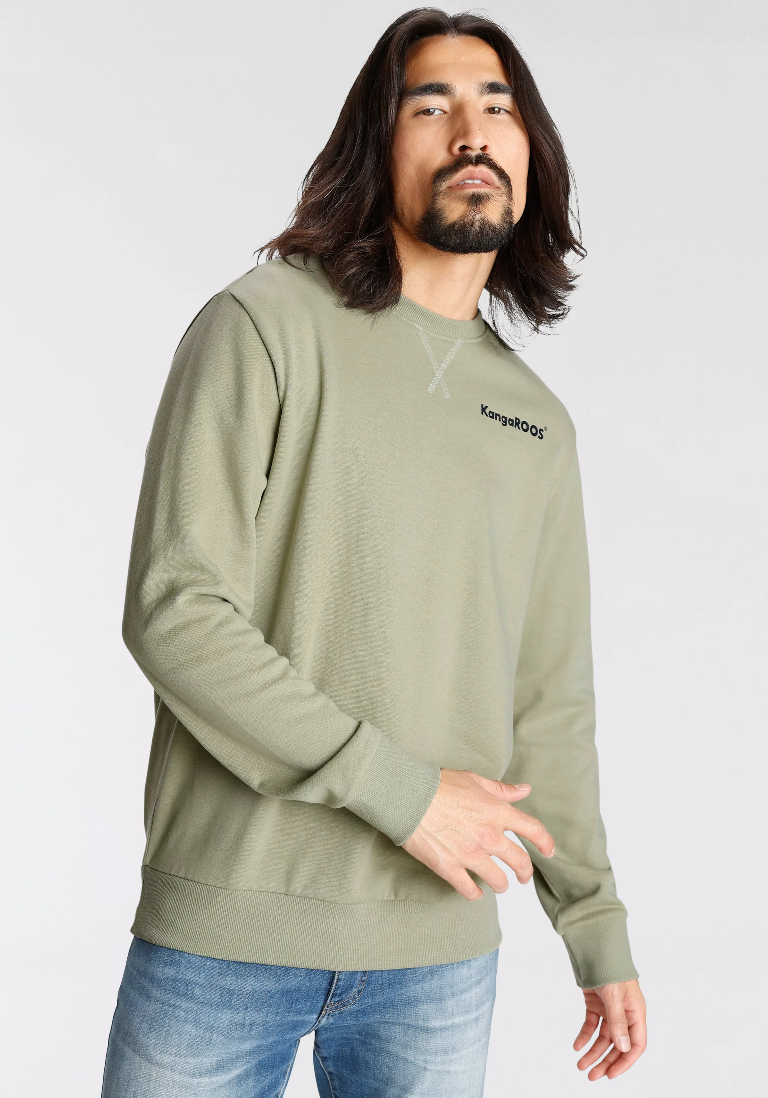 KangaROOS Sweatshirt mit Logoschriftzug günstig online kaufen