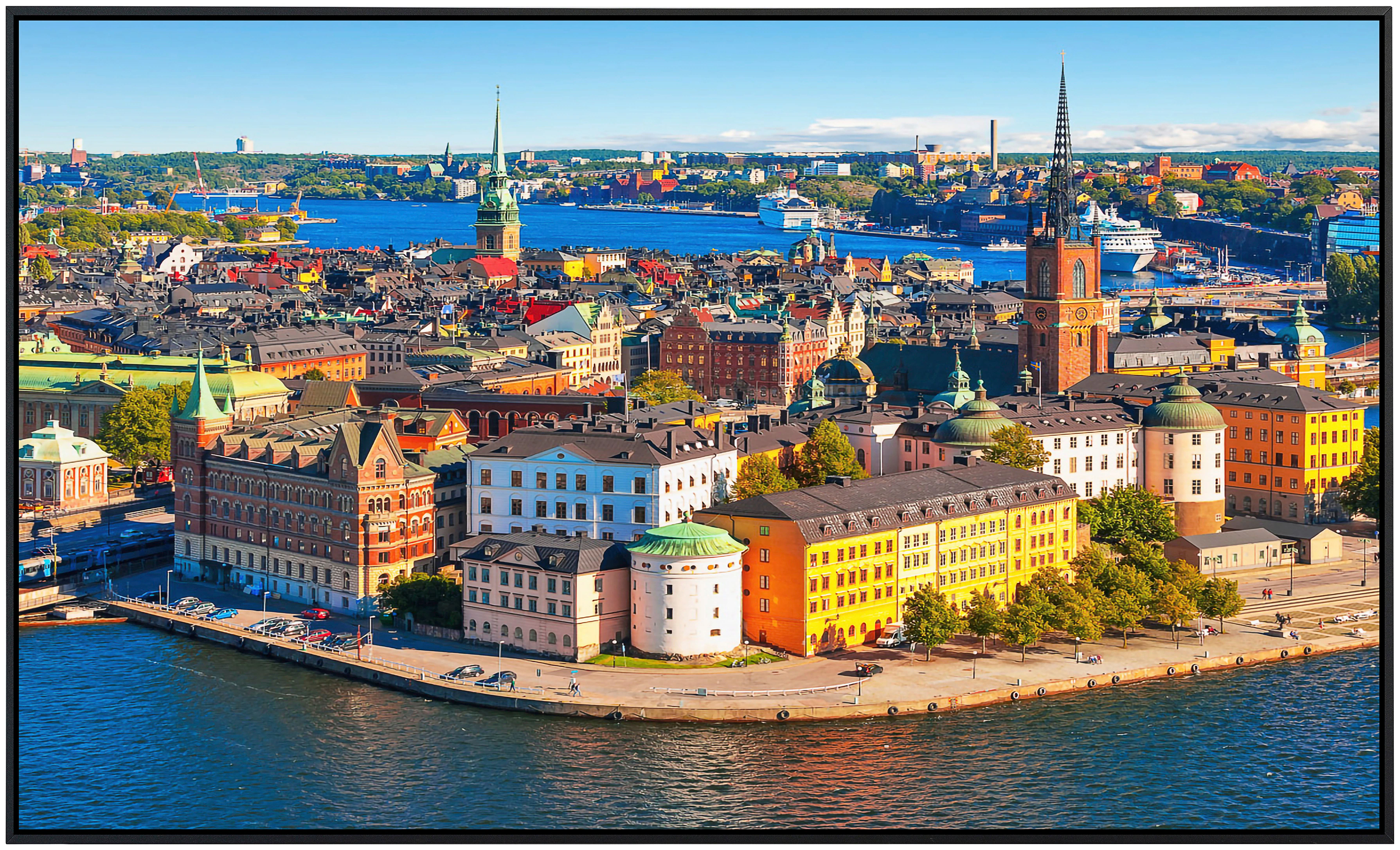 Papermoon Infrarotheizung »Stockholmer Altstadt«, sehr angenehme Strahlungs günstig online kaufen