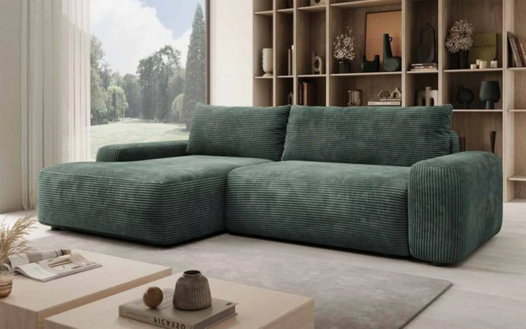 Luxusbetten24 Schlafsofa Designer Sofa Luma, mit Stauraum und Schlaffunktio günstig online kaufen