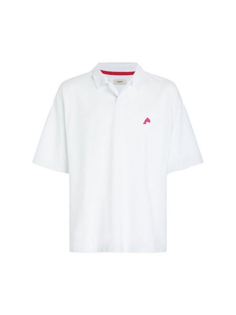 Esprit Poloshirt Relaxed Fit Poloshirt mit Dolphin-Badge günstig online kaufen