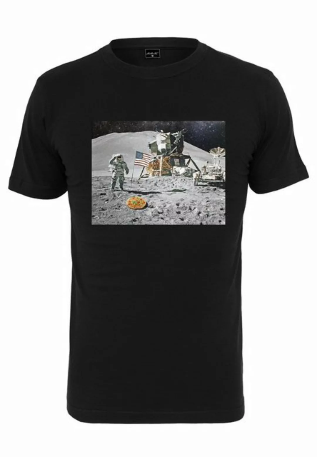 MisterTee T-Shirt MisterTee Herren Pizza Moon Landing Tee (1-tlg) günstig online kaufen