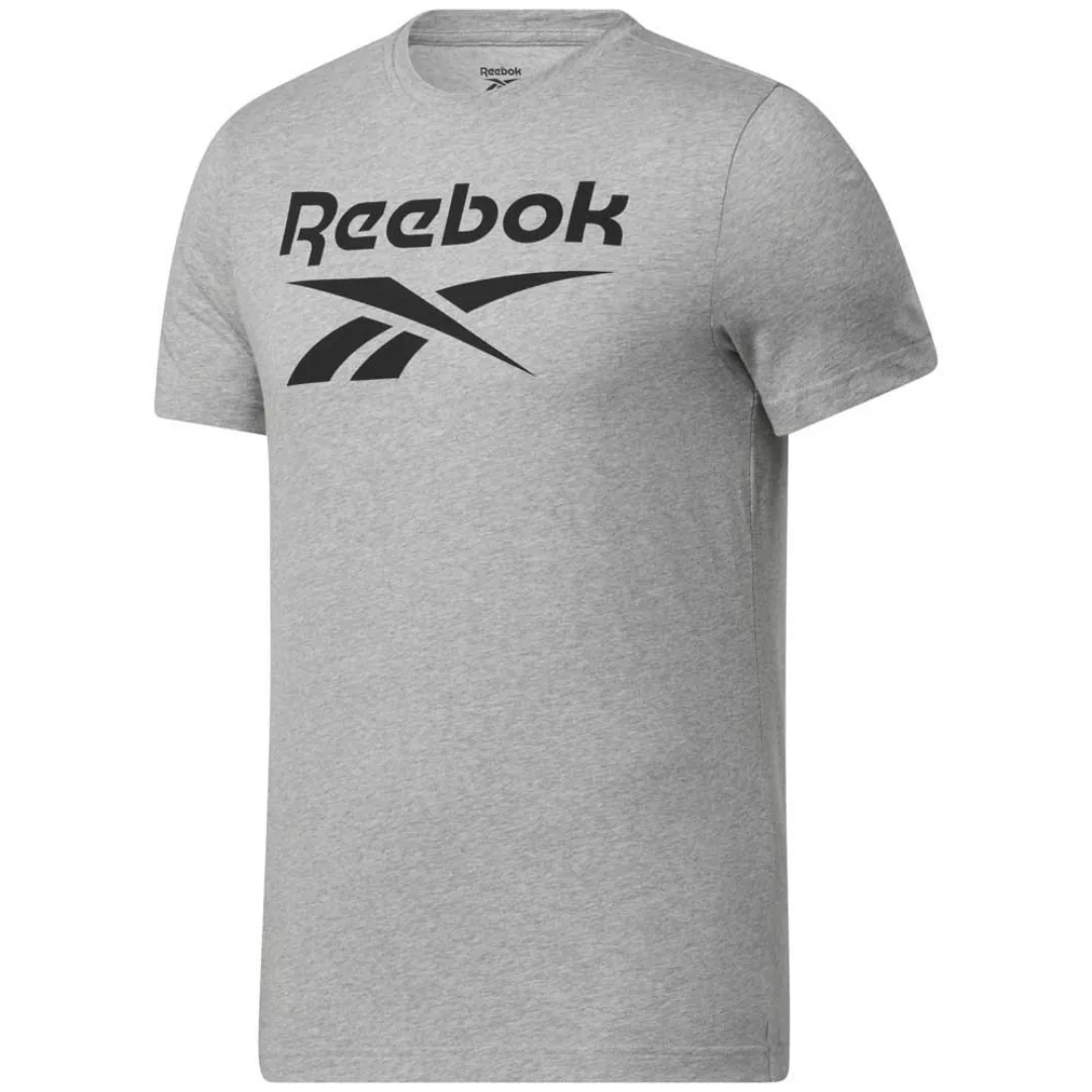 Reebok Ri Big Logo Kurzärmeliges T-shirt XL Medium Grey Heather / Black günstig online kaufen