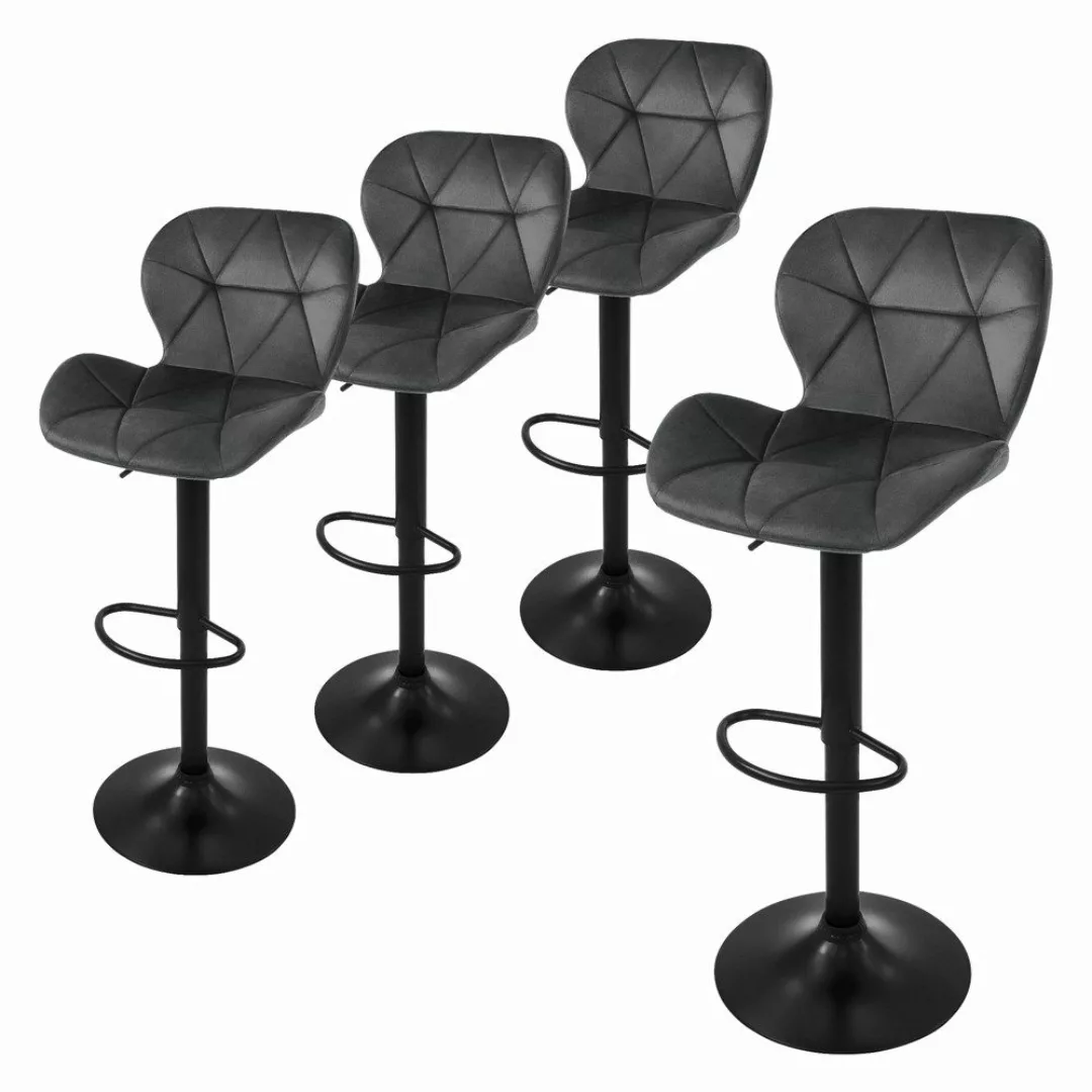 ML-DESIGN Barhocker Gepolsterter Barstuhl mit Rückenlehne günstig online kaufen