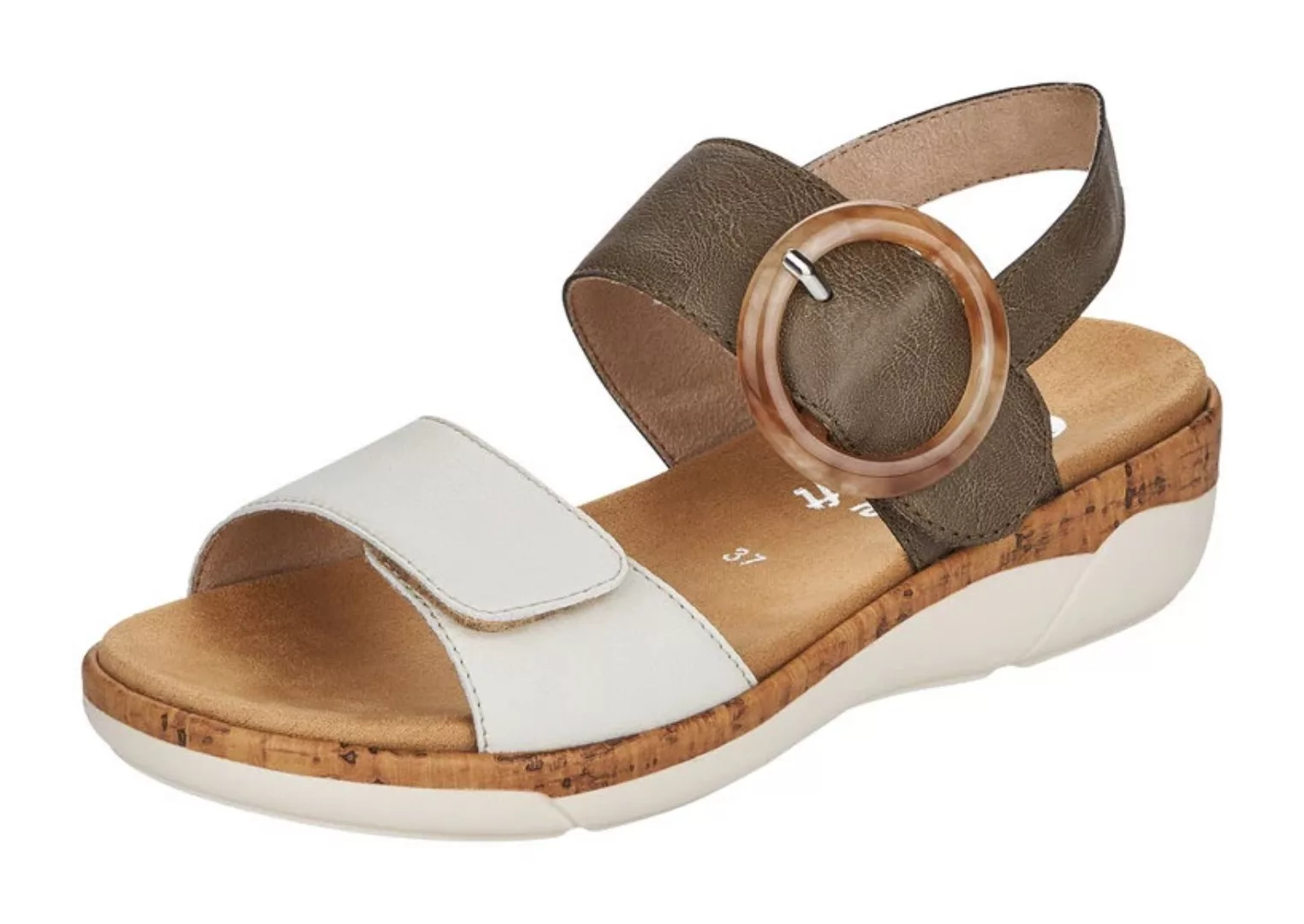 Remonte Sandale, Sommerschuh, Sandalette, Keilabsatz, mit praktischem Klett günstig online kaufen