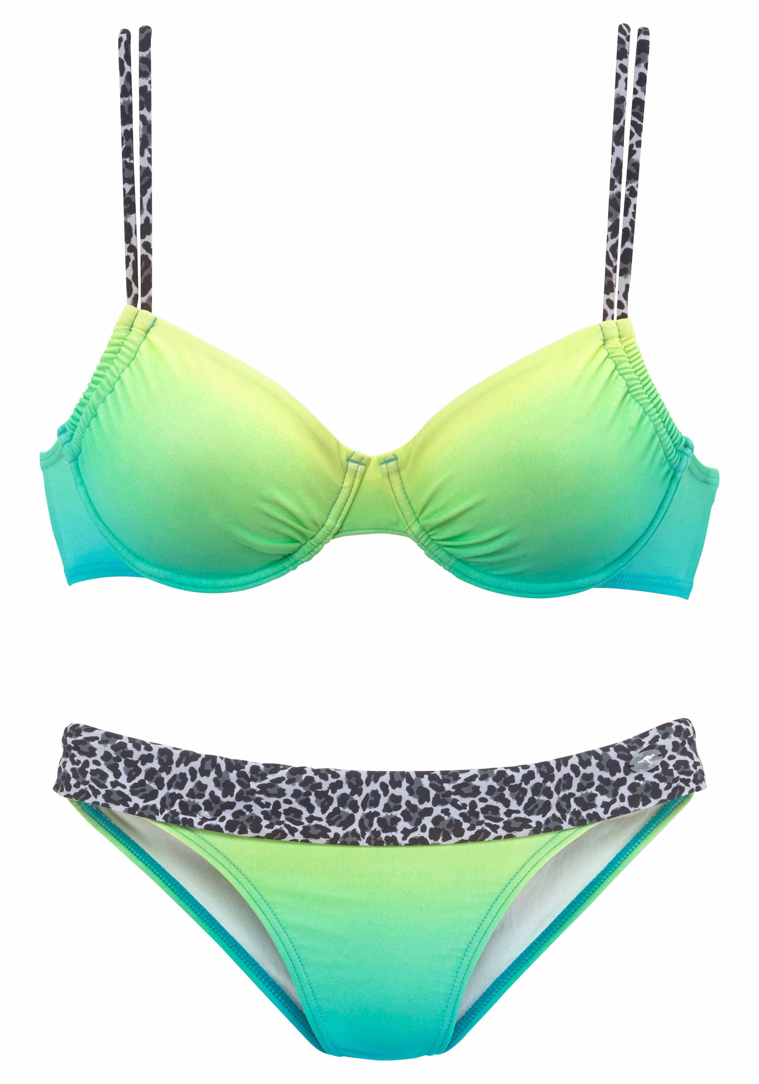 KangaROOS Bügel-Bikini, mit trendigen Details im Leoprint günstig online kaufen