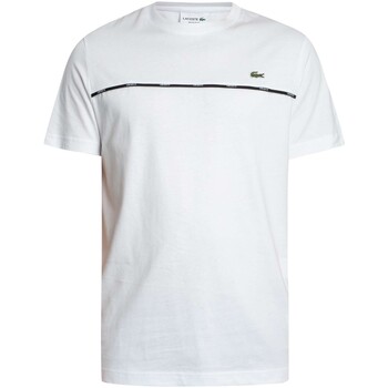 Lacoste  T-Shirt T-Shirt aus Baumwolljersey mit Besatz günstig online kaufen