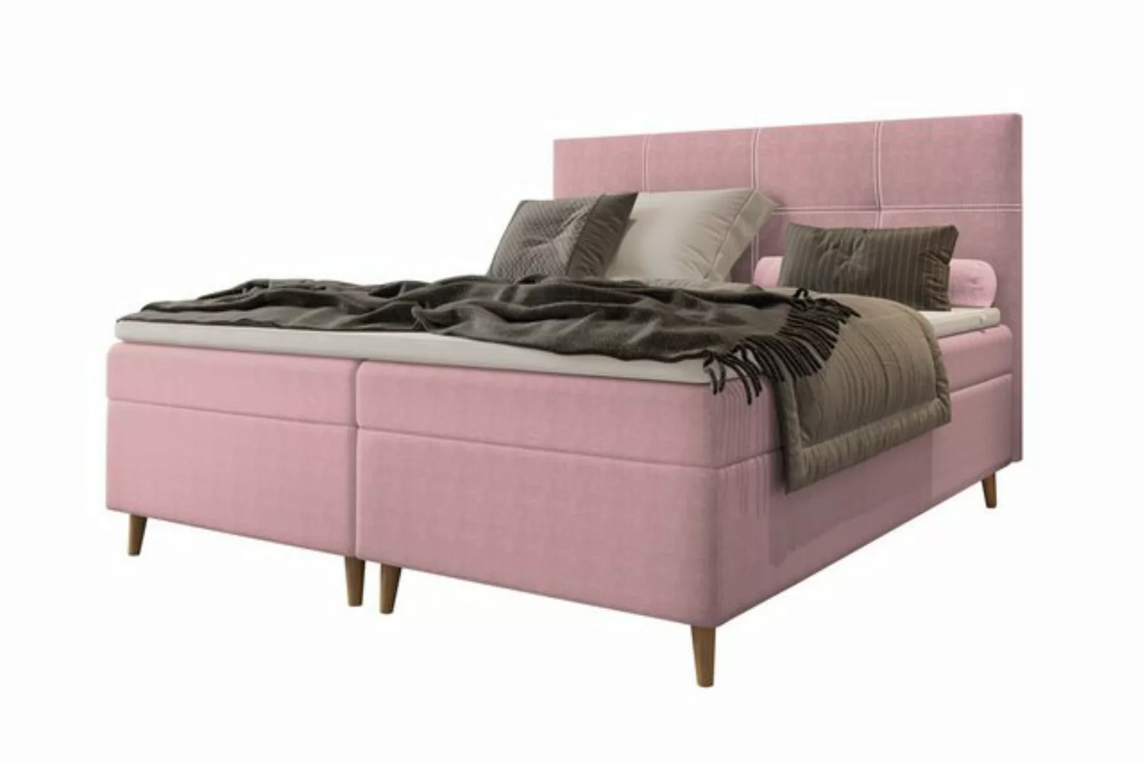 Stylefy Boxspringbett Skandie (Schlafzimmerbett, Bett), gepolstert günstig online kaufen