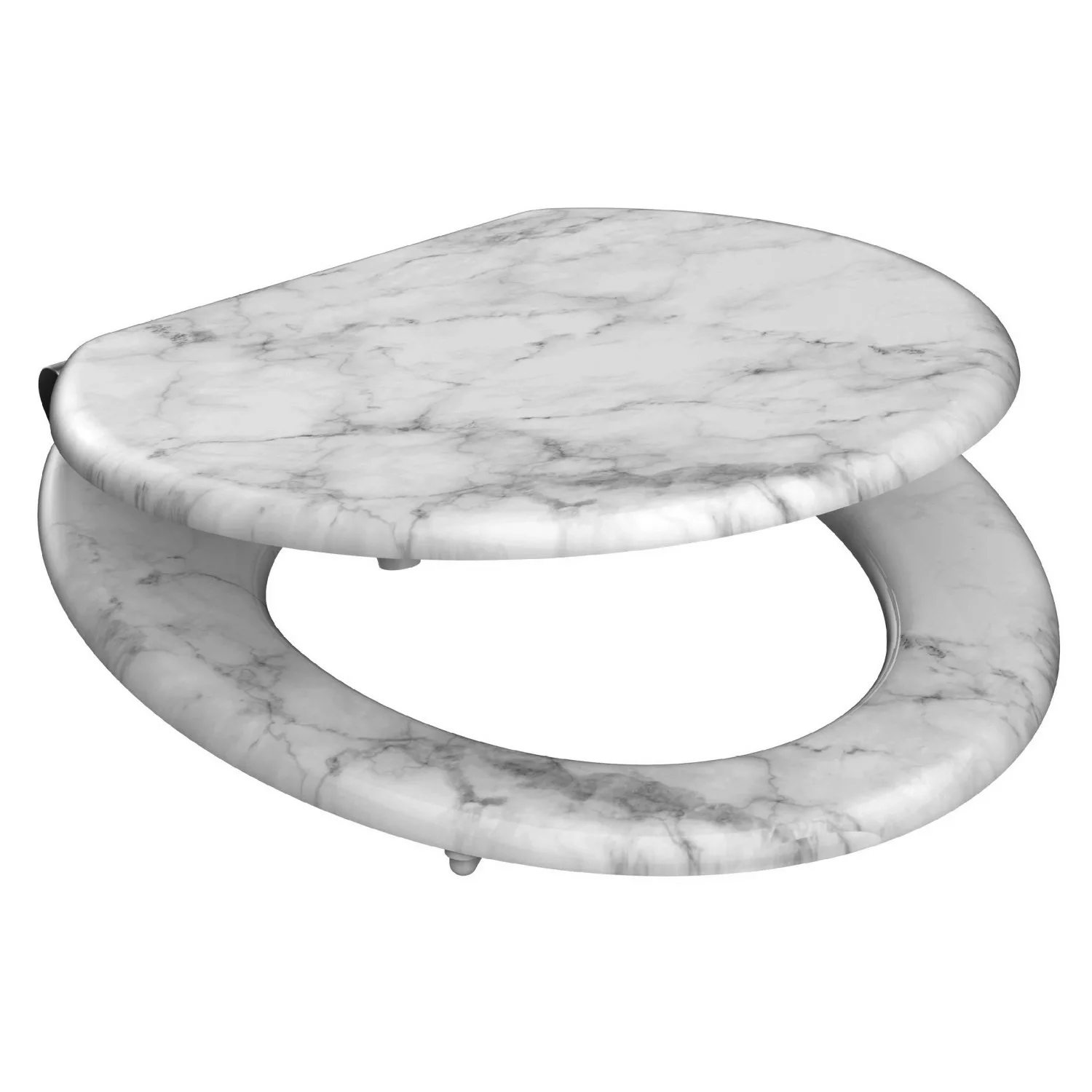 WC-Sitz MARMOR STONE MDF B/H/T: ca. 37,5x5,5x43,5 cm günstig online kaufen