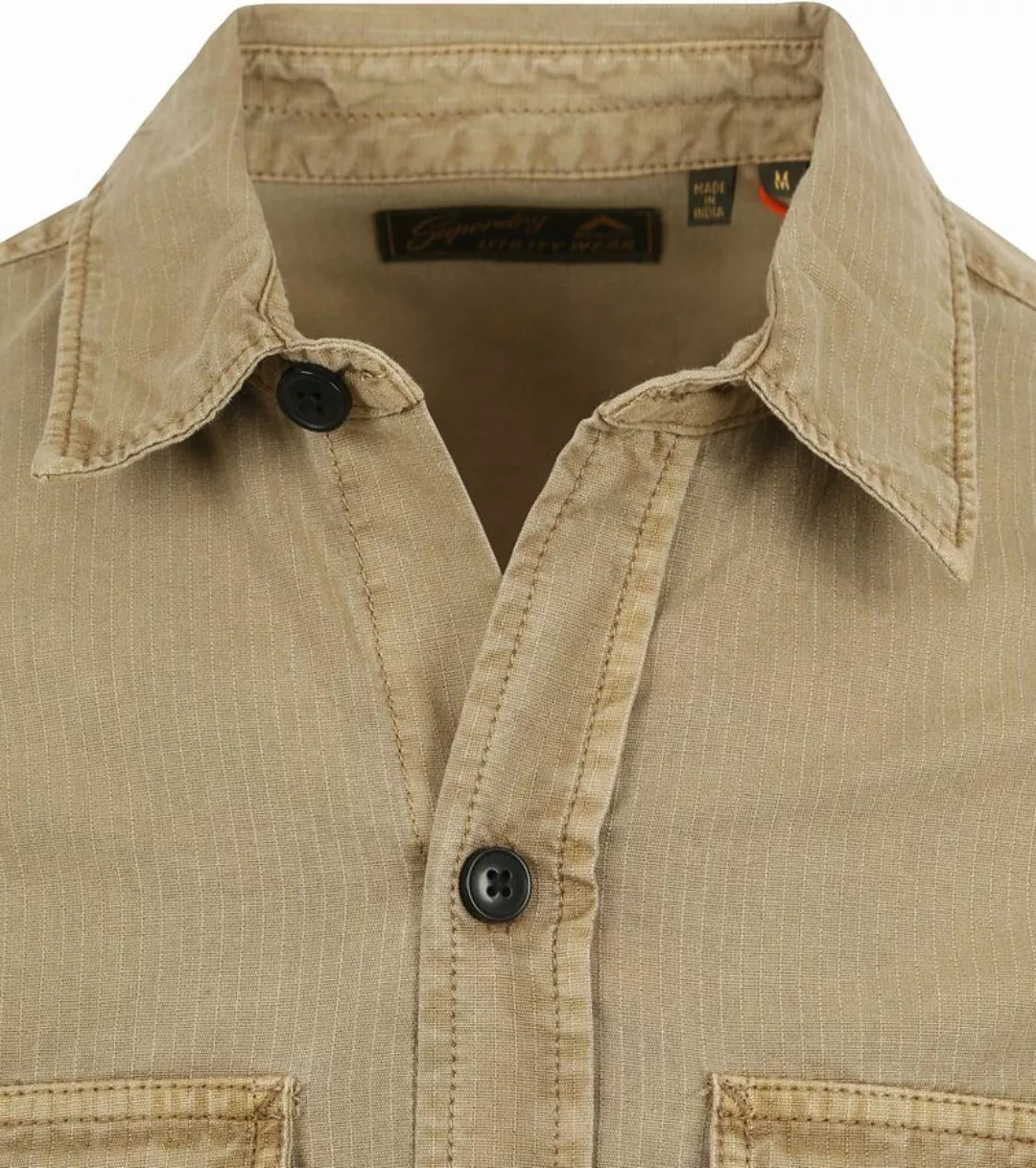 Superdry Overshirt Military Beige - Größe XL günstig online kaufen