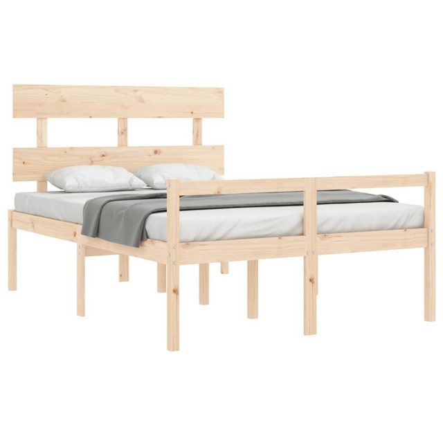 furnicato Bett Seniorenbett mit Kopfteil 140x200 cm Massivholz (1-tlg) günstig online kaufen