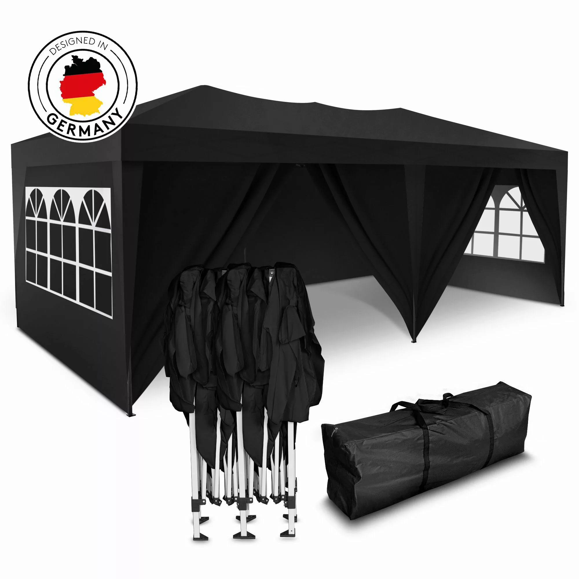 Kronenburg Partyzelt 3x6m wasserdicht - Gartenpavillon, günstig online kaufen