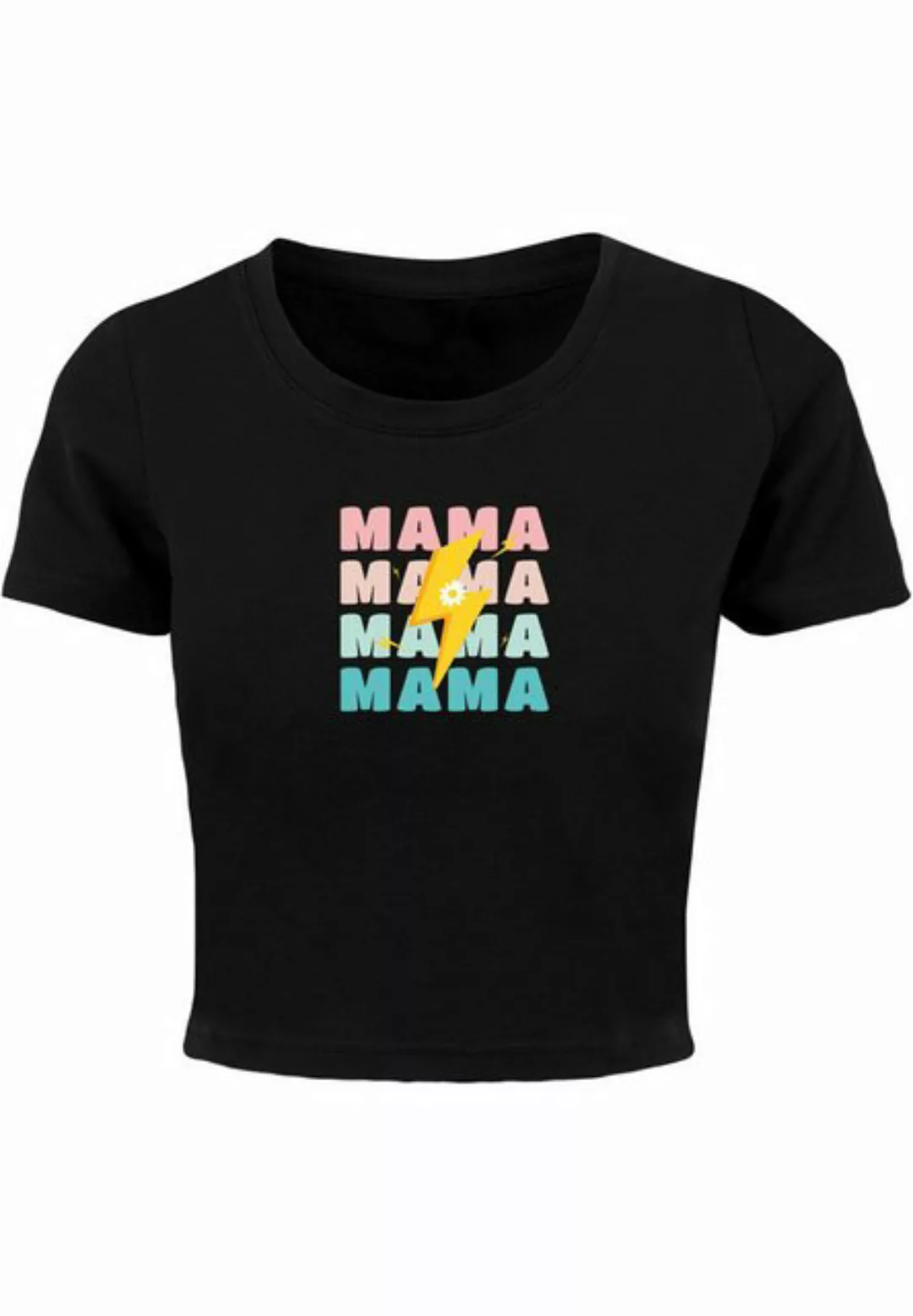 Merchcode T-Shirt Merchcode Damen Ladies Mothers Day - Mama Cropped Tee (1- günstig online kaufen