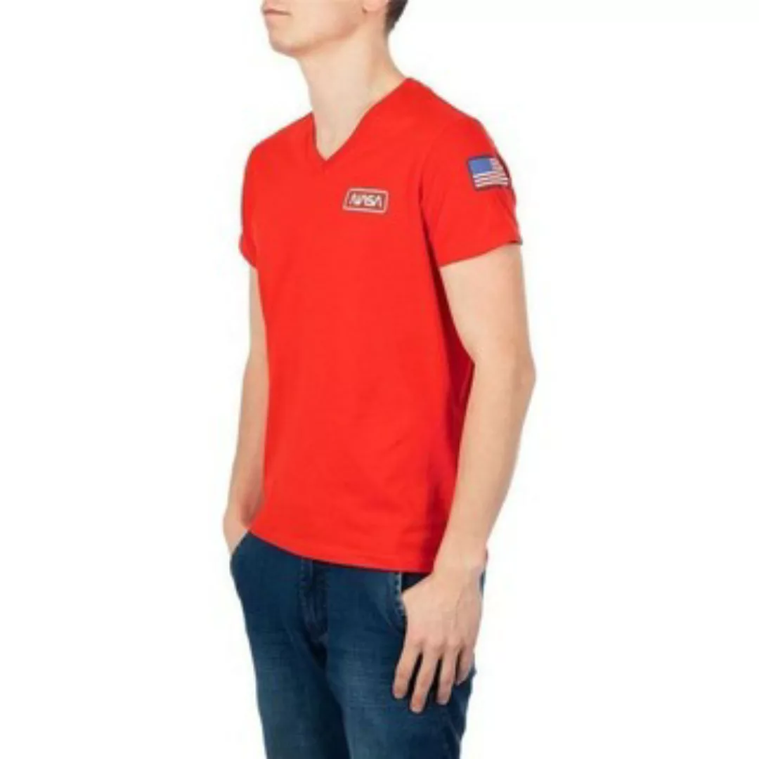 Nasa  T-Shirts & Poloshirts BASIC FLAG V NECK günstig online kaufen