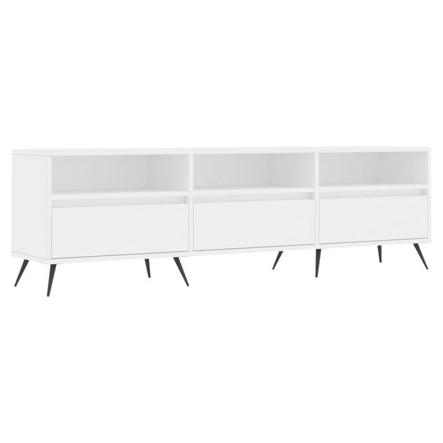 furnicato TV-Schrank Weiß 150x30x44,5 cm Holzwerkstoff (1-St) günstig online kaufen