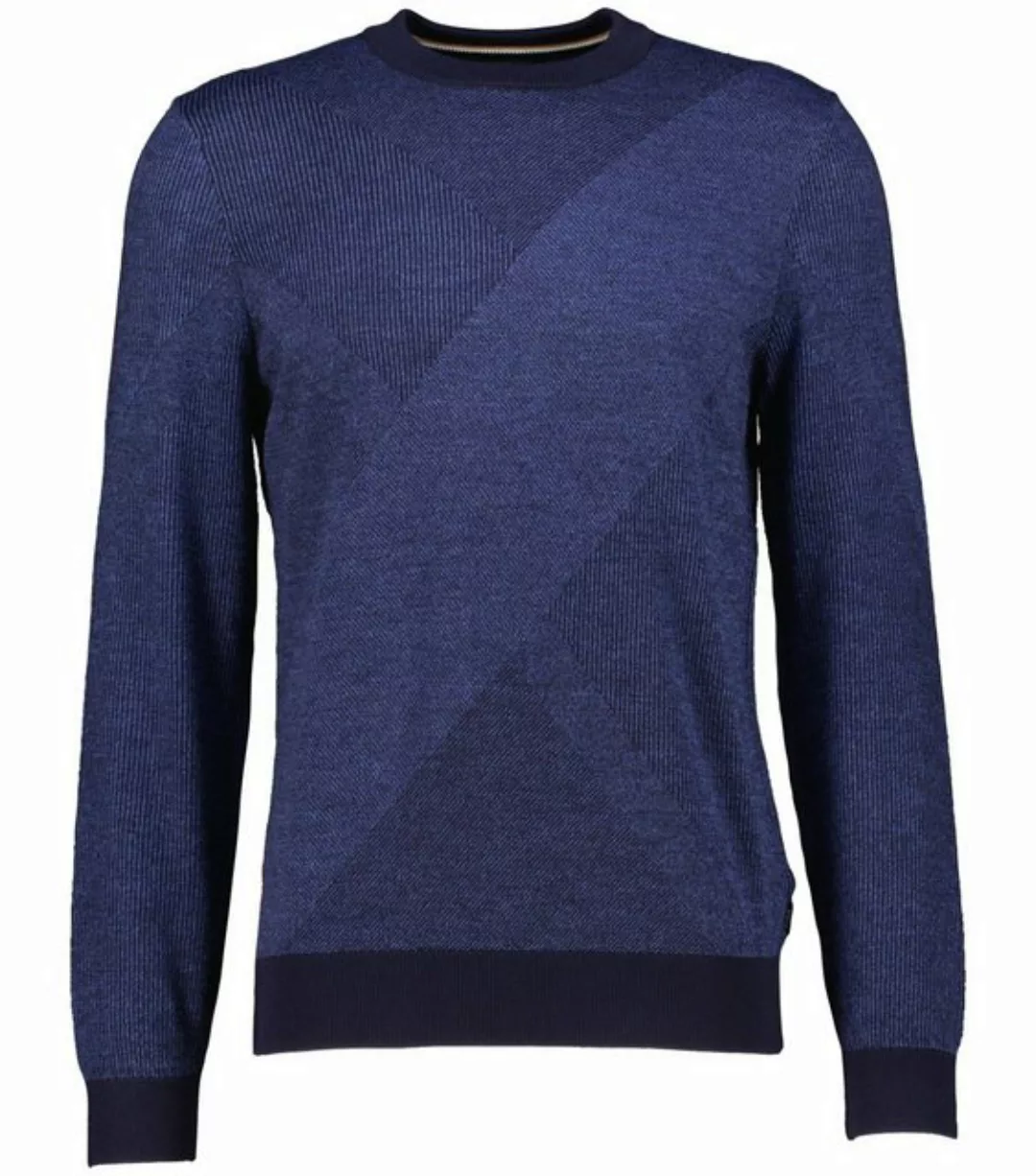 BOSS Strickpullover Herren Pullover aus Schurwolle Regular Fit günstig online kaufen