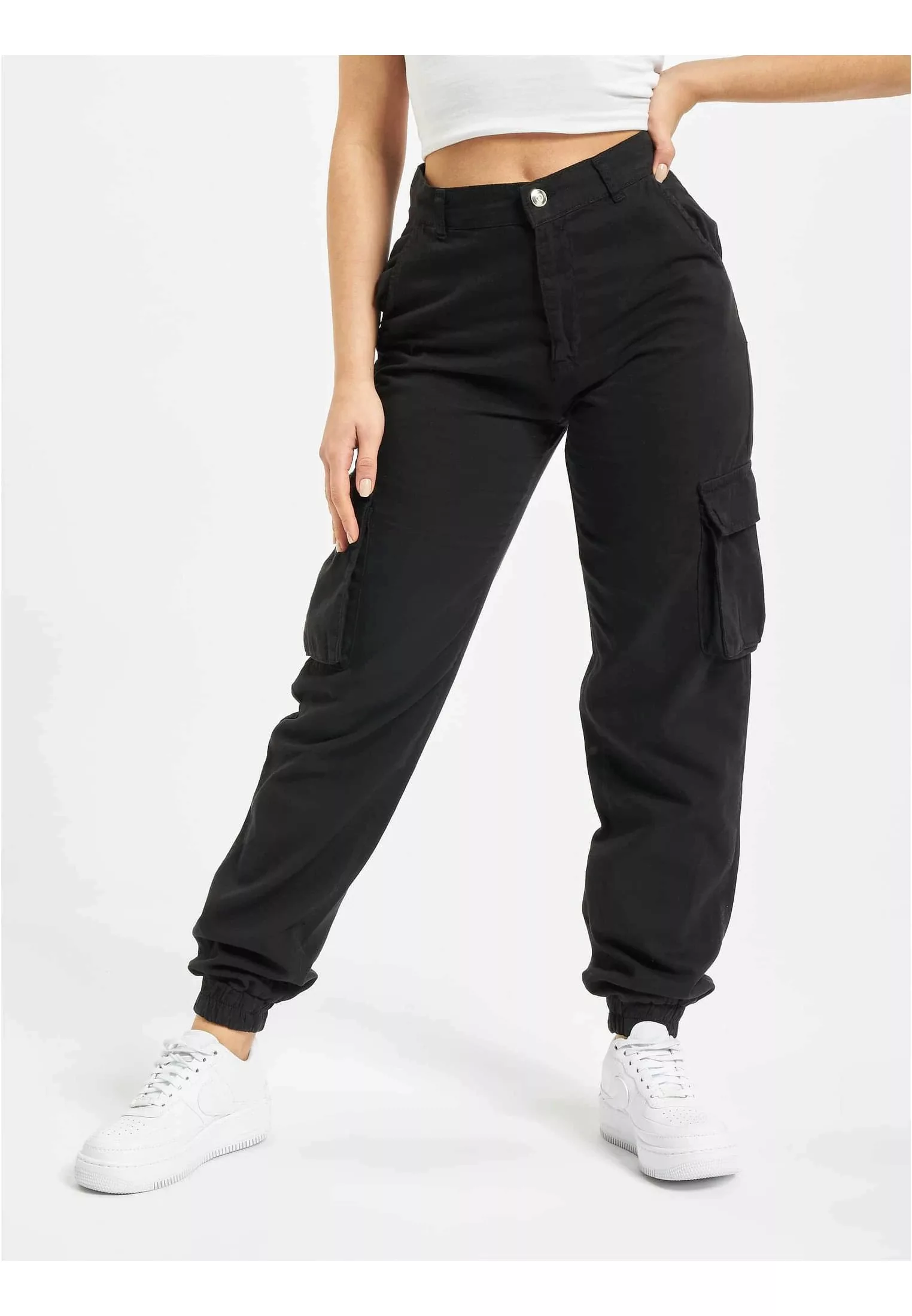 DEF Stoffhose "DEF Damen Aya Cargopants", (1 tlg.) günstig online kaufen